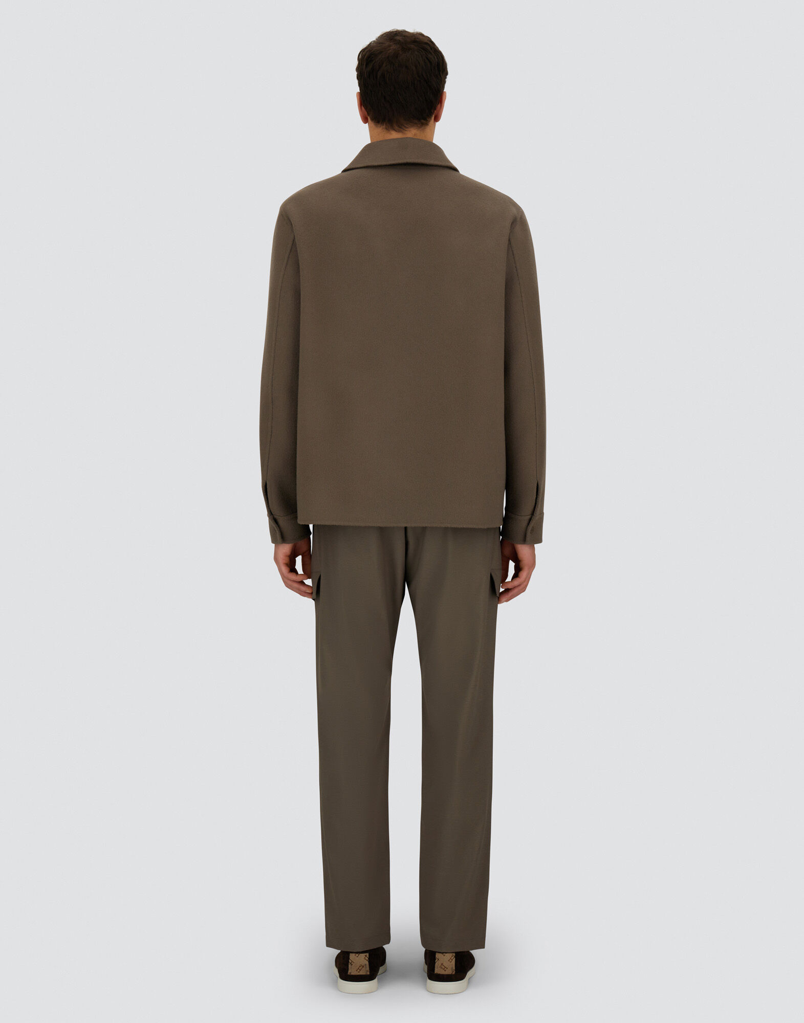RESORT SHACKET IN DOUBLE FACED PURE WOOL