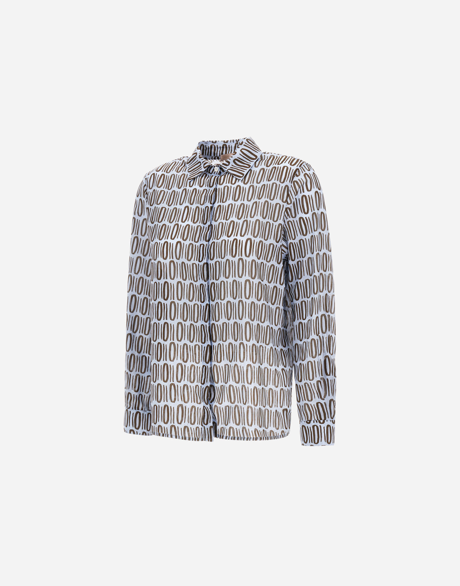 RESORT SHIRT IN LIGHT COTTON RECTANGULAR PRINT