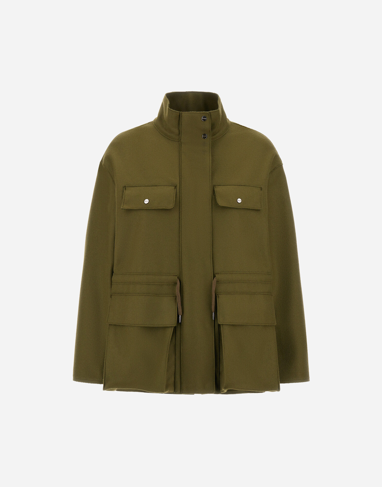FIELD JACKET IN PURE WOOL CLOTH