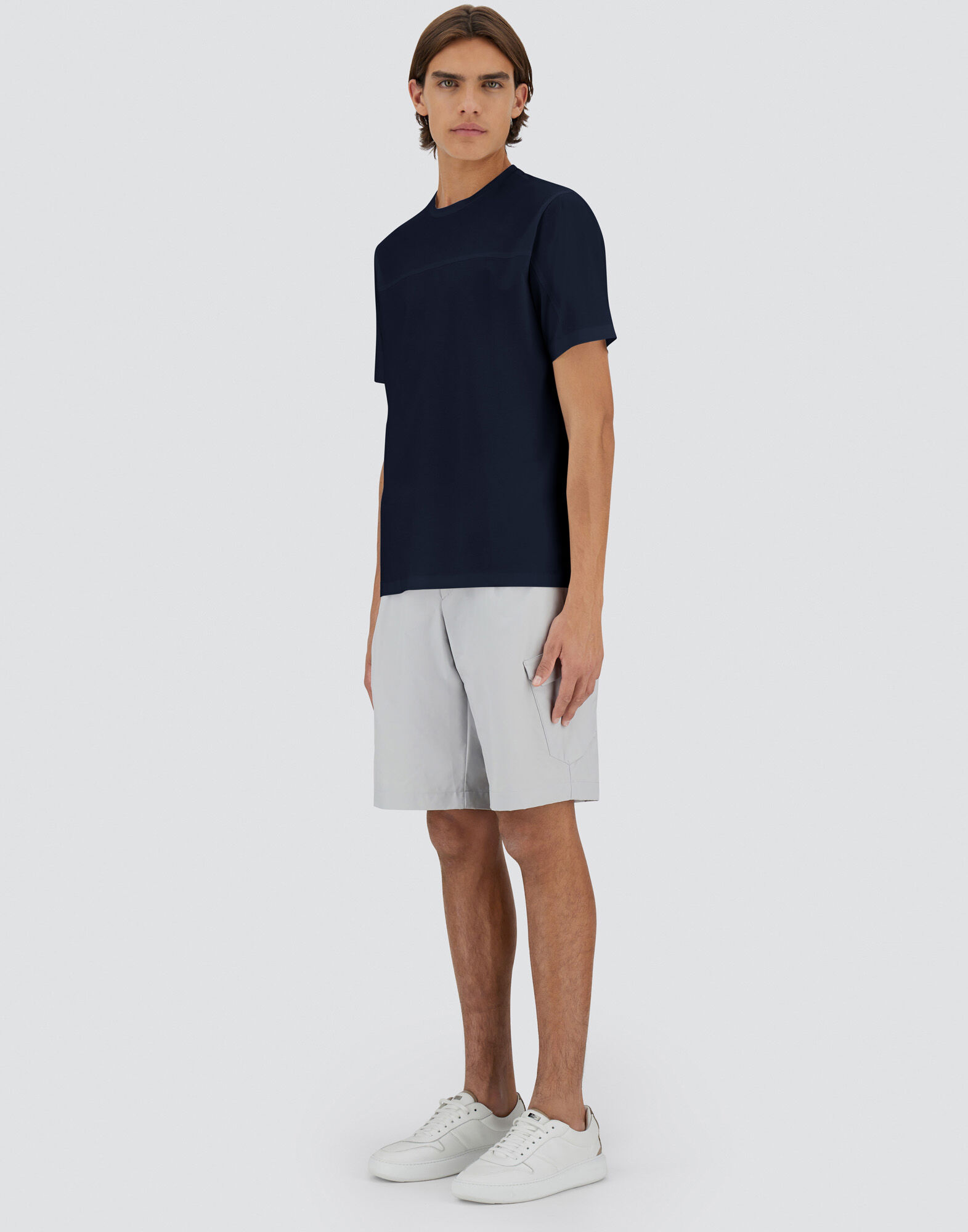 SUPERFINE?COTTON STRETCH T-SHIRT