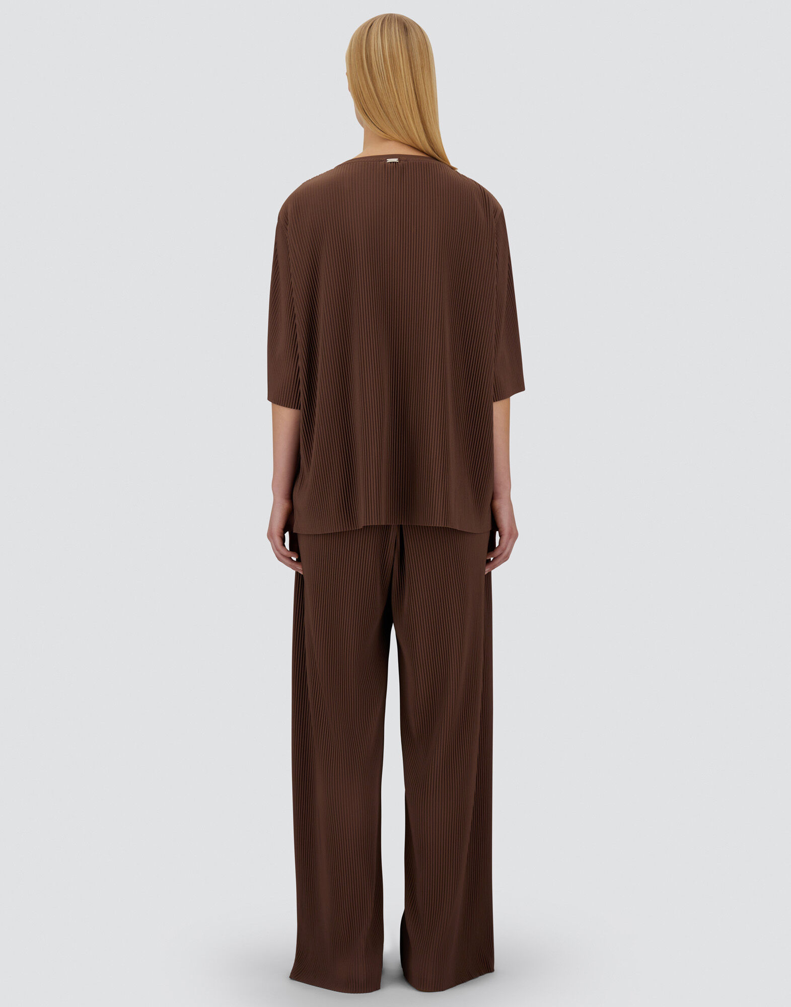 RESORT T-SHIRT IN PLEATED JERSEY