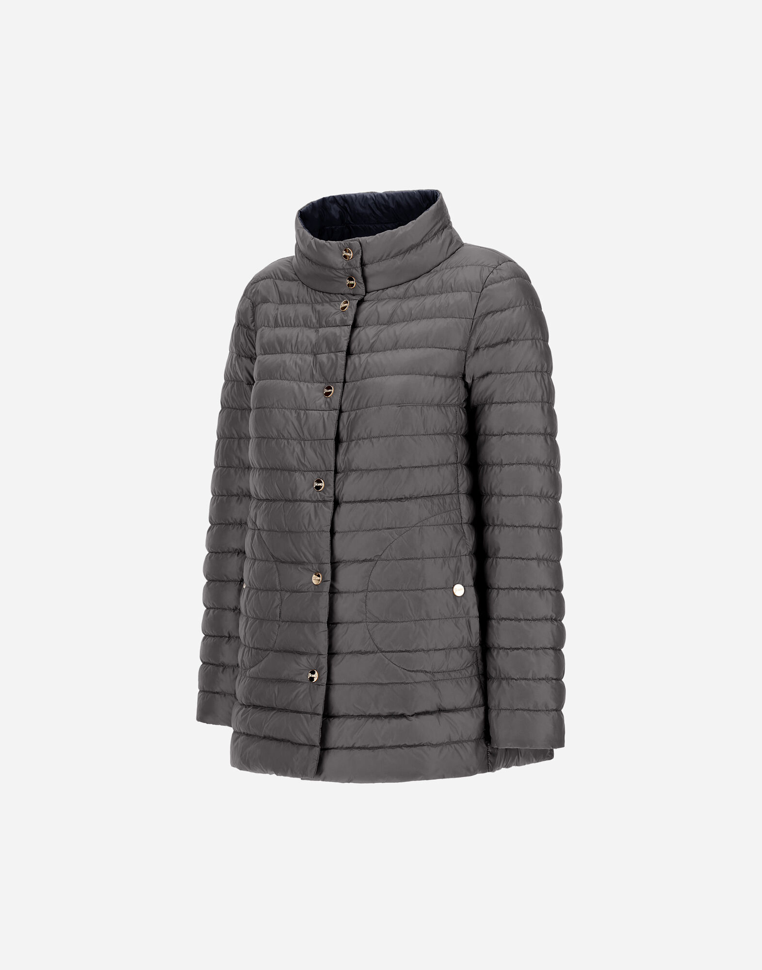 REVERSIBLE A-SHAPE JACKET IN NYLON ULTRALIGHT