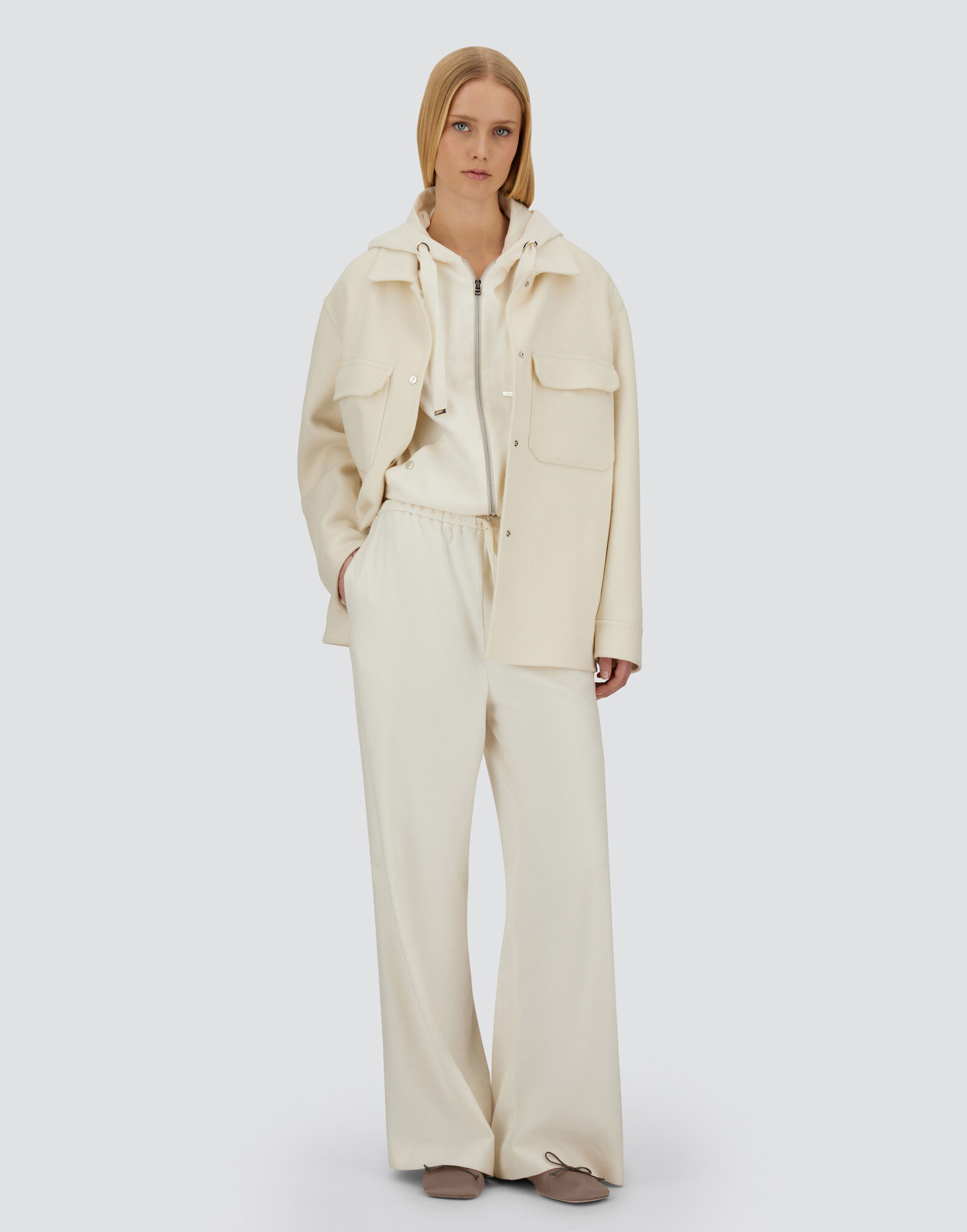 RESORT TROUSERS IN CASHMERE SILK