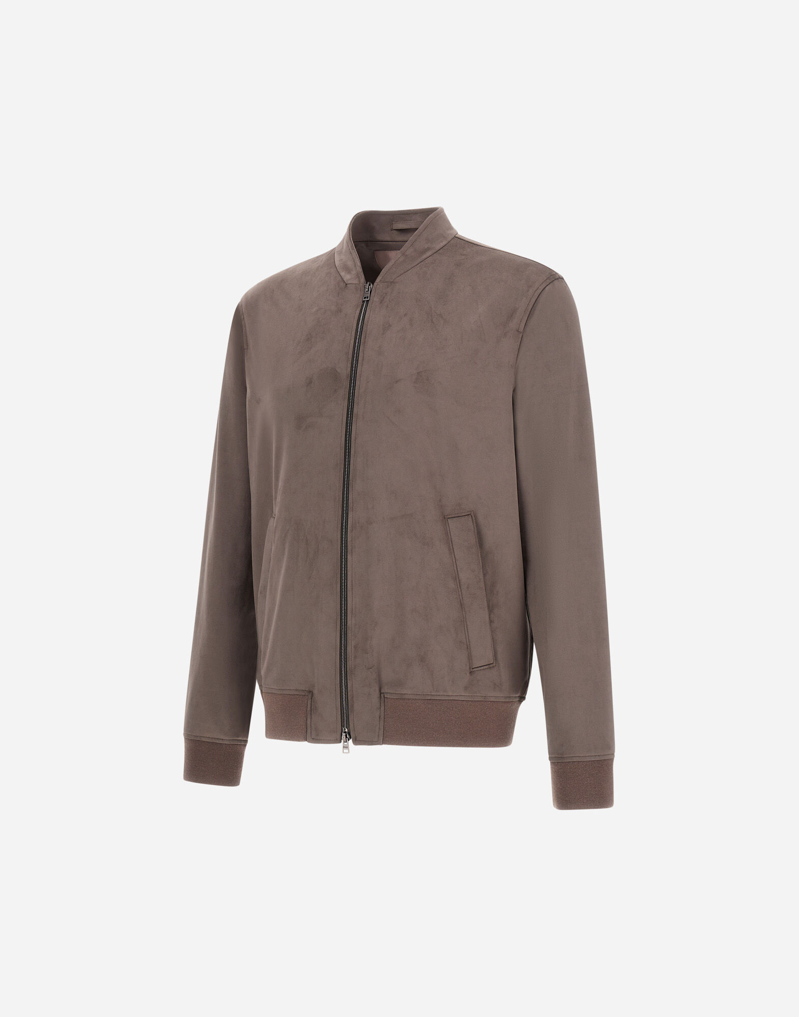 RESORT BOMBER JACKET IN ALTERNATIVE SUEDE