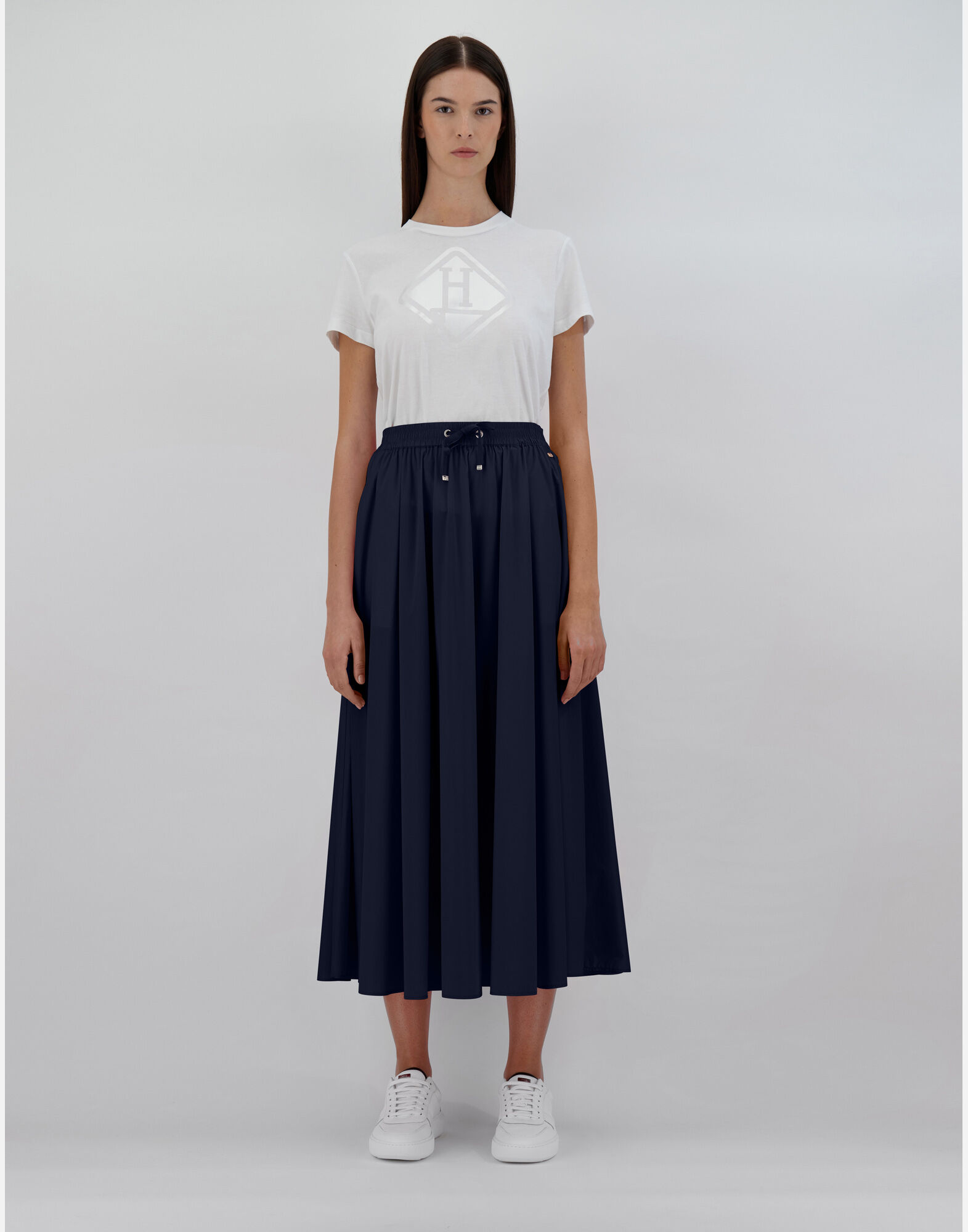 SKIRT IN LIGHT NYLON STRETCH