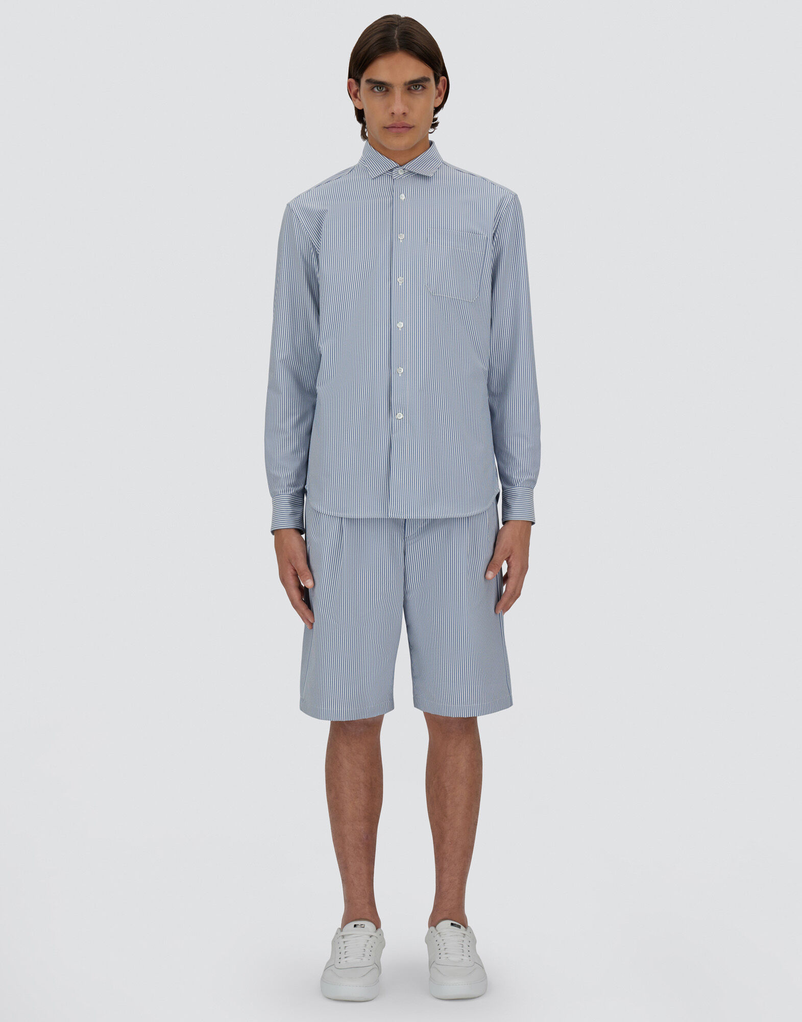 SUMMER STRIPE SHACKET