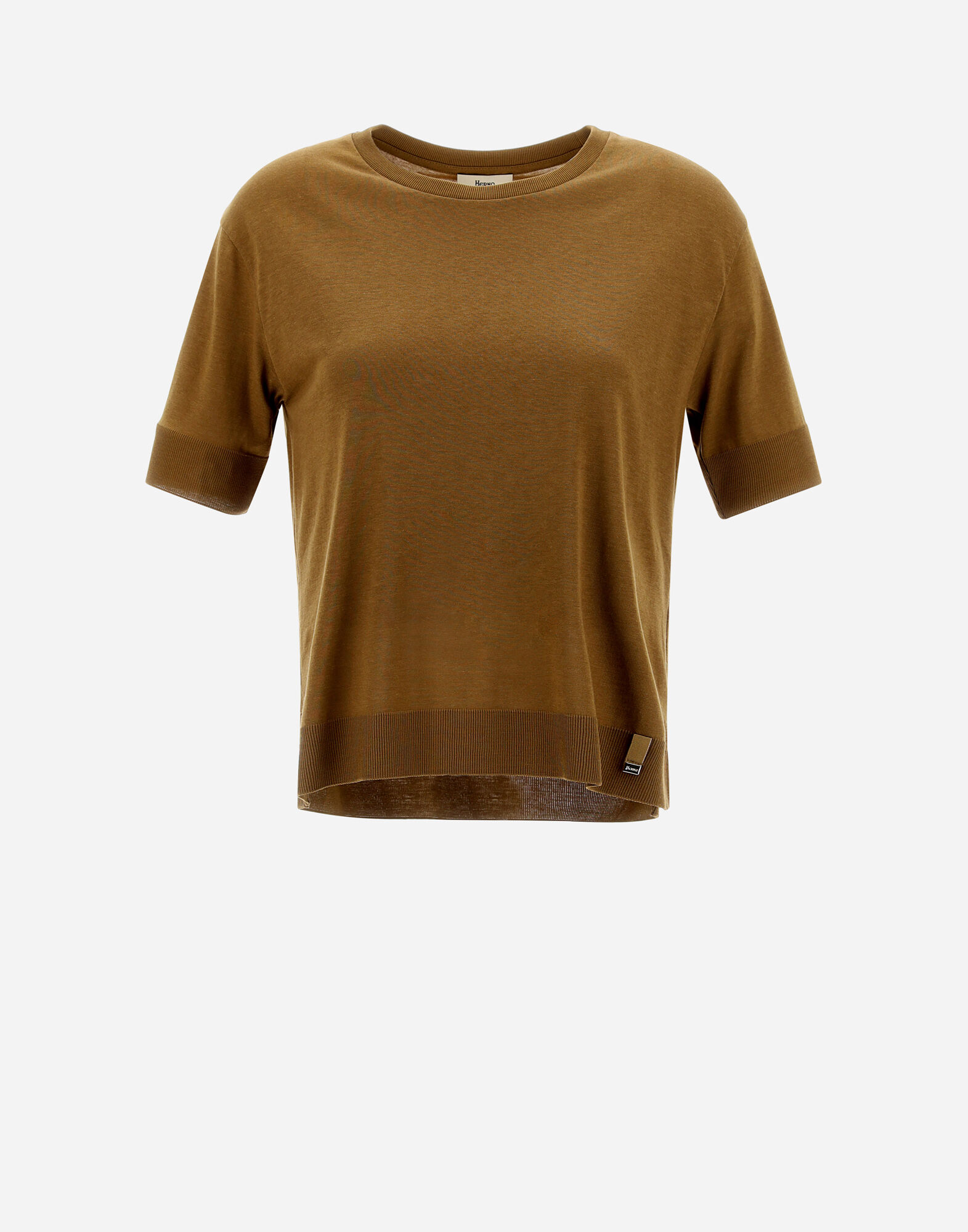 T-SHIRT IN GLAM KNIT?EFFECT