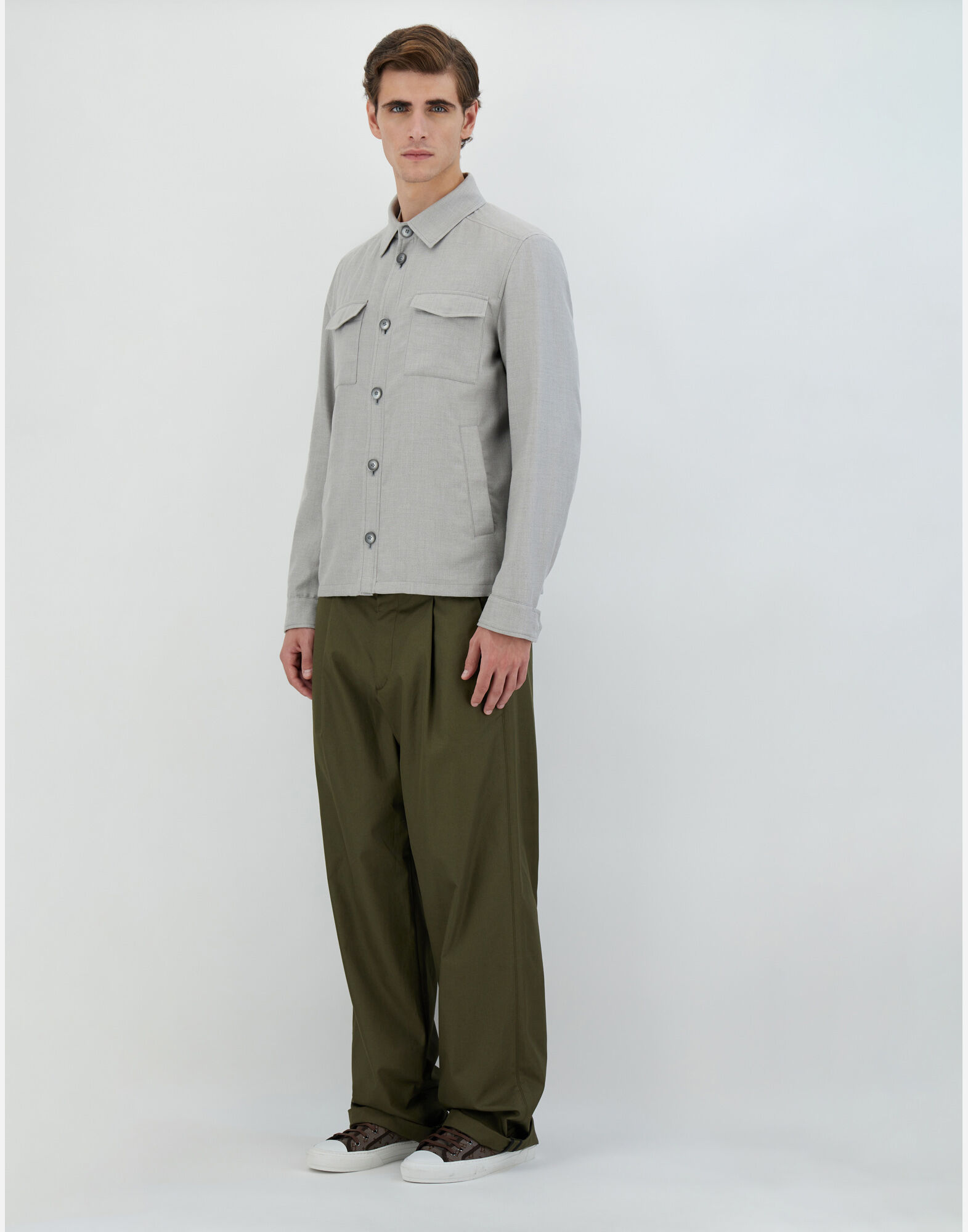 COTTON CASHMERE RAIN SHACKET
