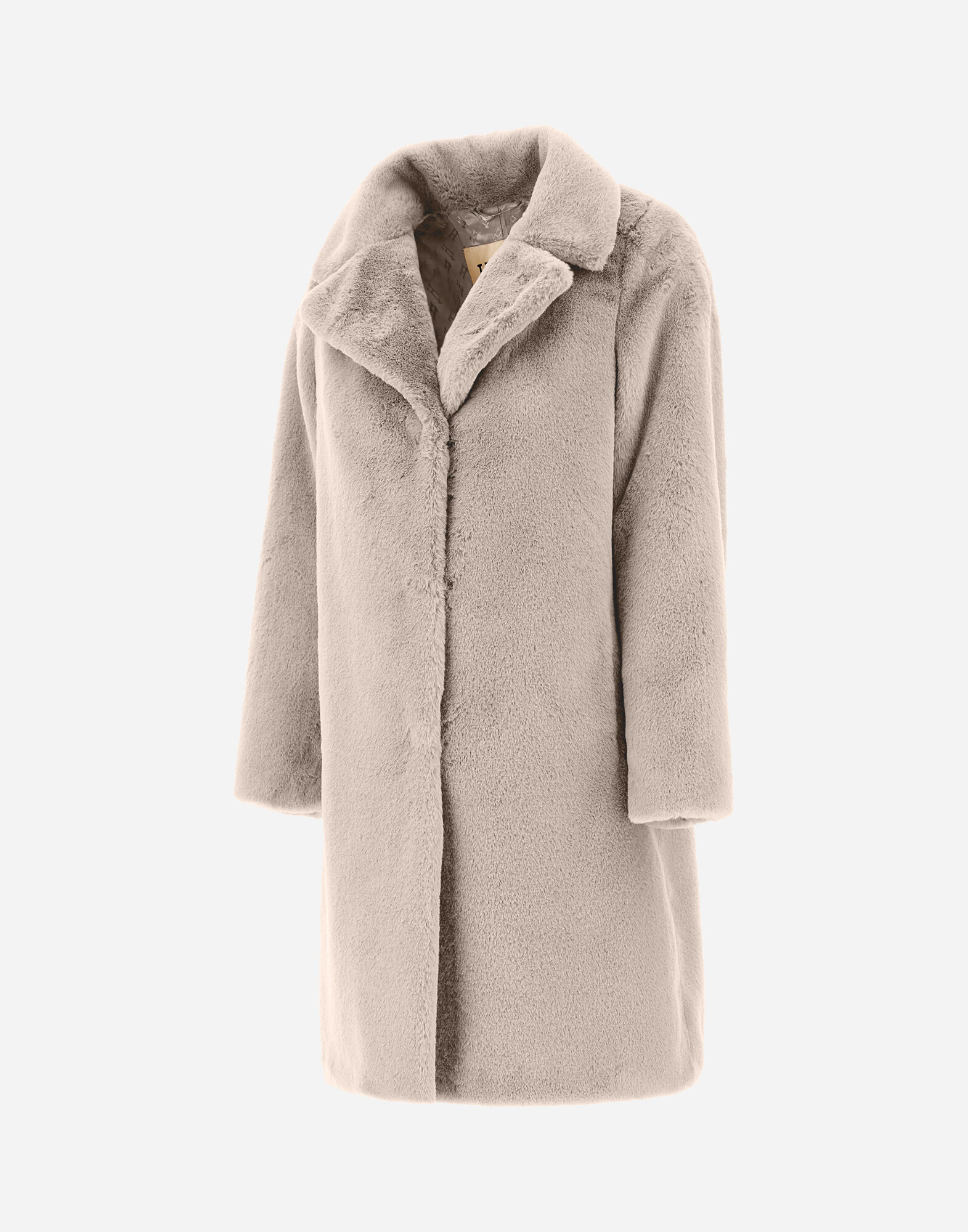 COAT IN SOFT ALTERNATIVE FUR