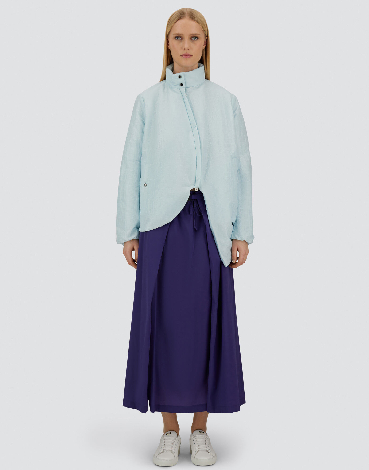 GLOBE SKIRT IN ECO COTTON FEEL