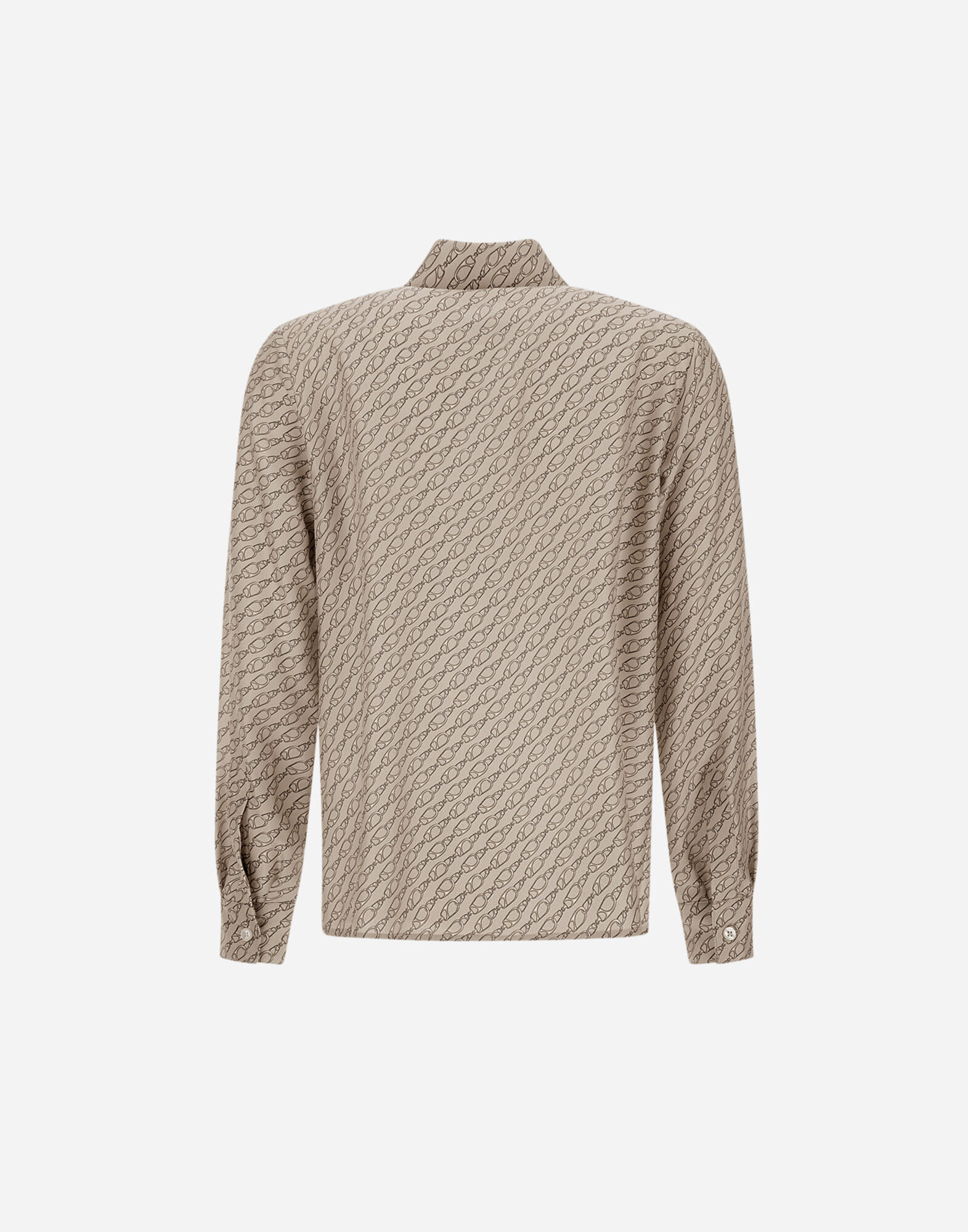 SHIRT IN ICONIC PRINT SILK