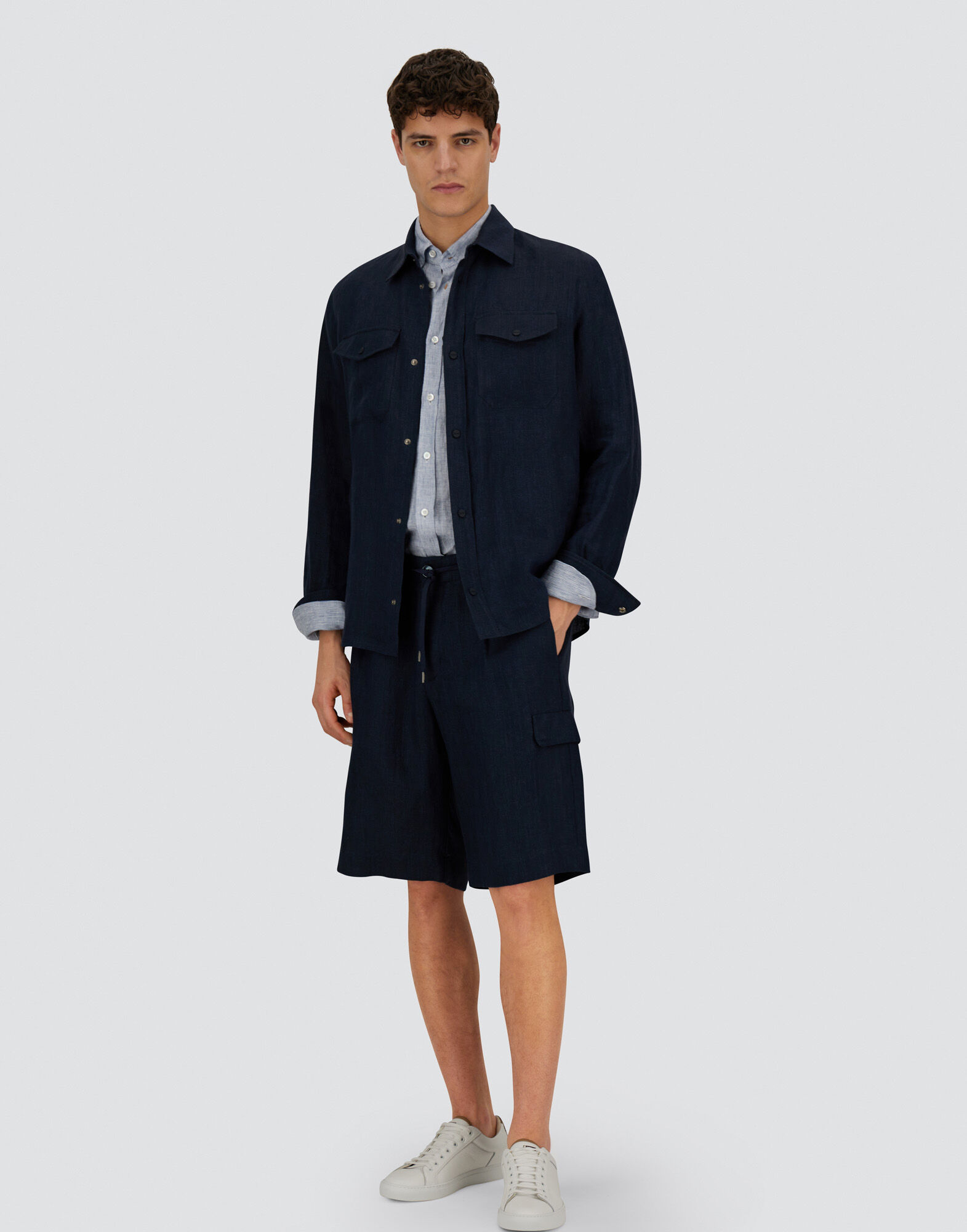 RESORT SHACKET IN NEW LINEN