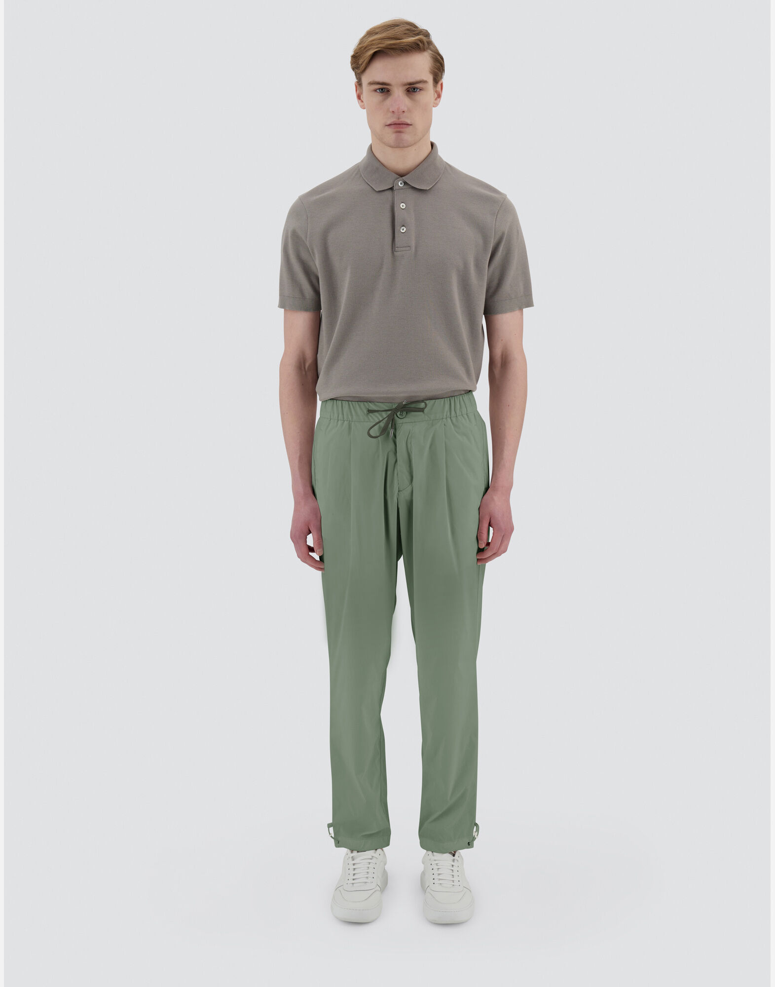 RESORT TROUSERS IN LIGHT NYLON STRETCH