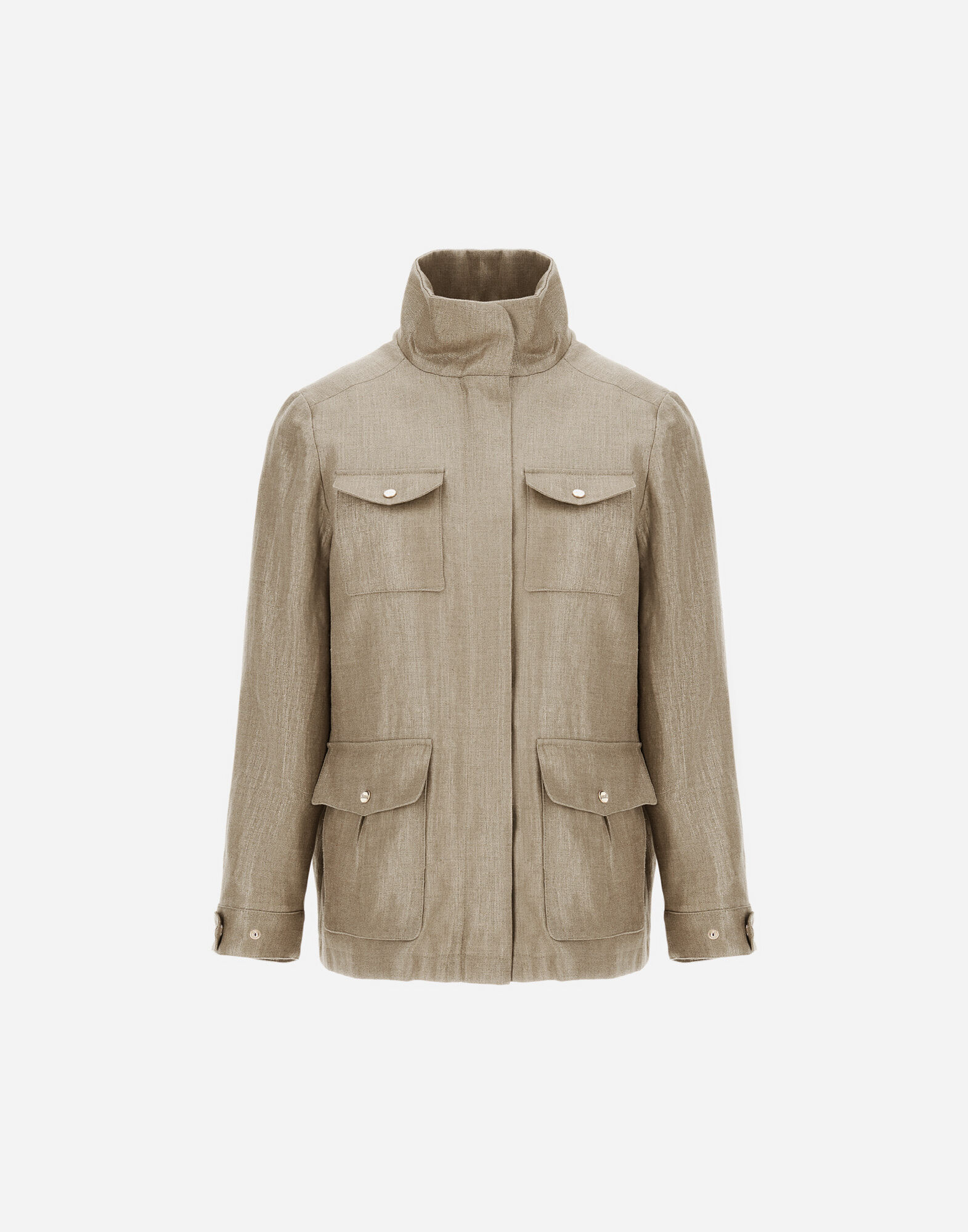 CHIC LINEN FIELD JACKET