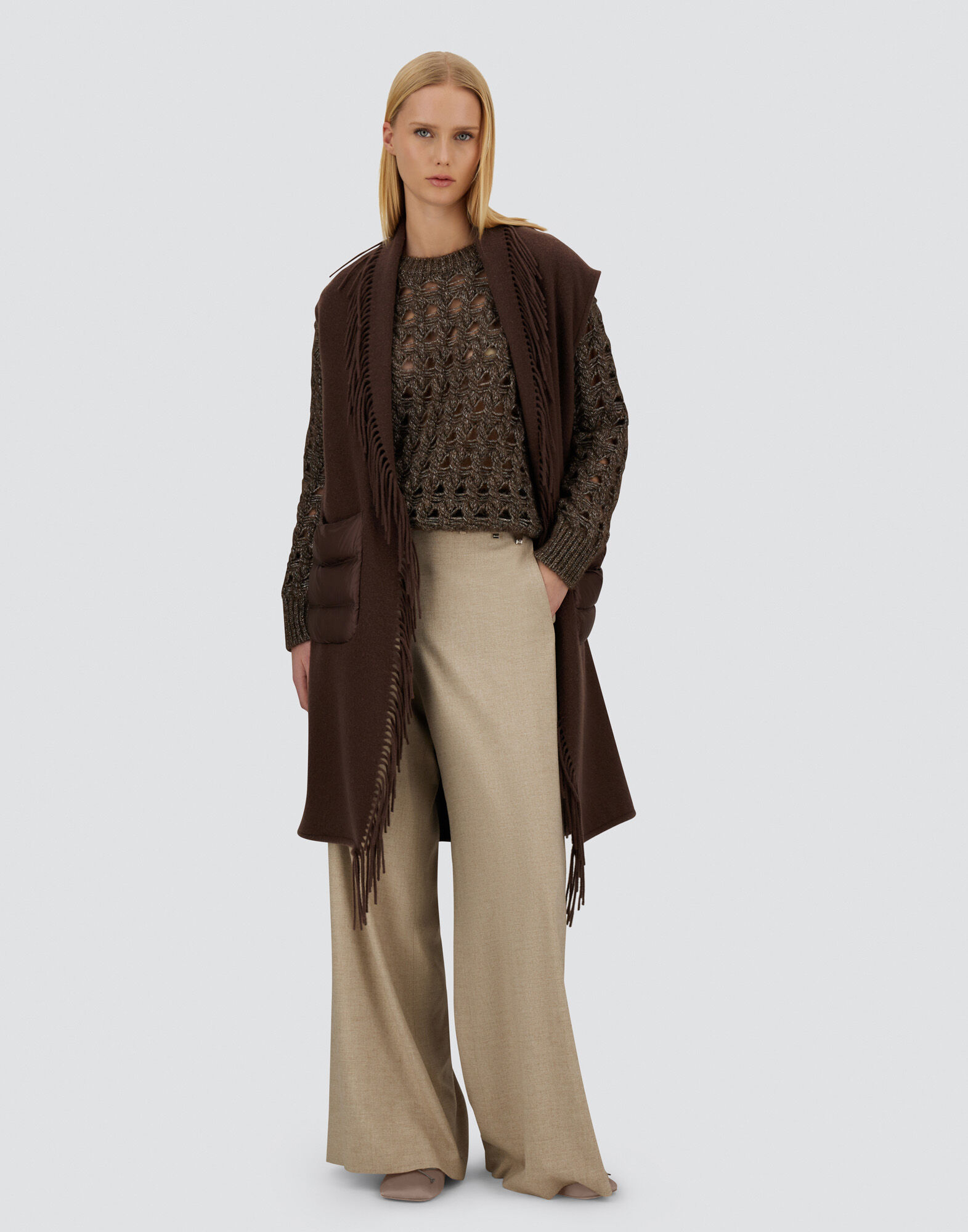 RESORT WAISTCOAT IN WARMY & NYLON ULTRALIGHT