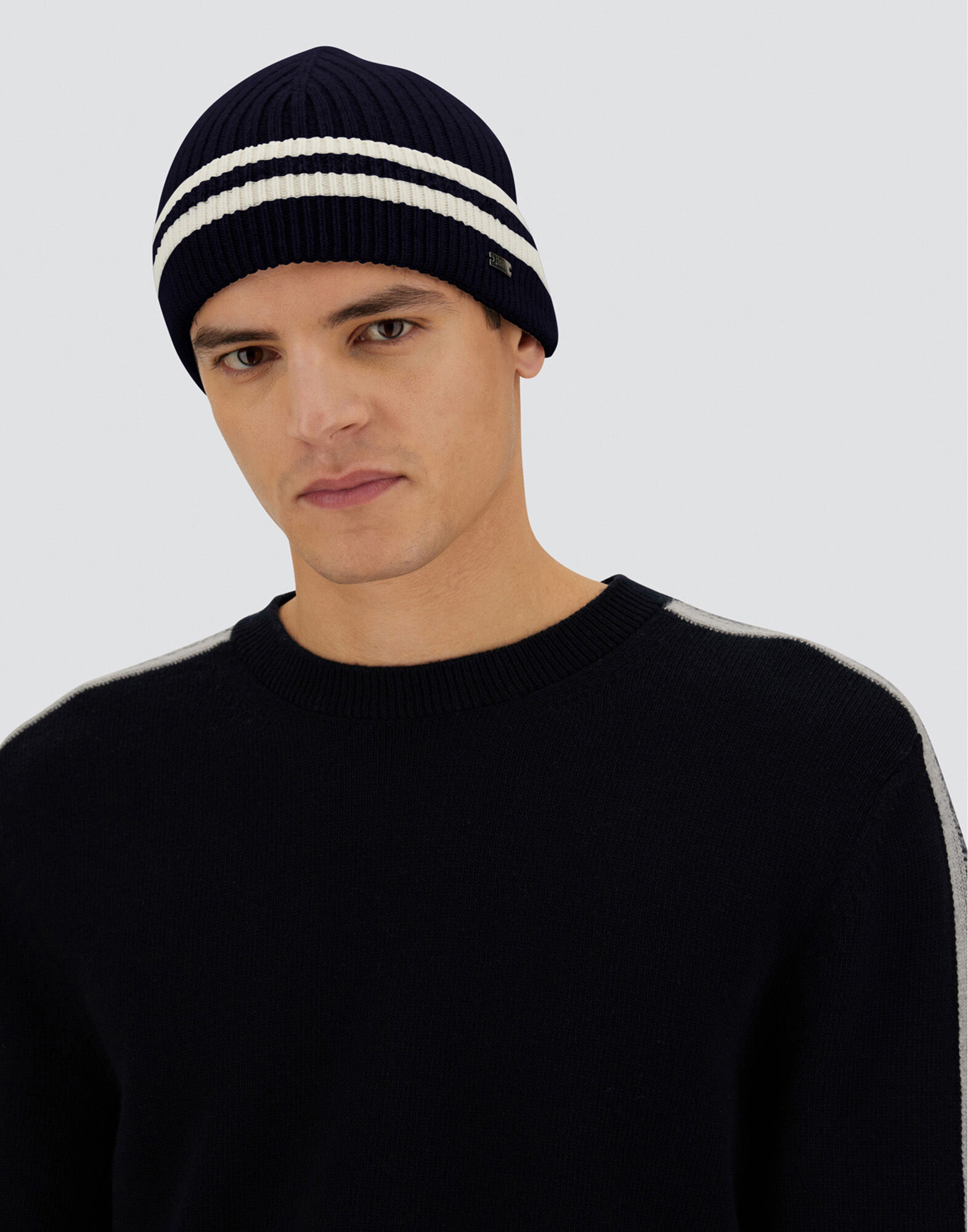 RESORT BEANIE IN DOUBLE RIB WOOL