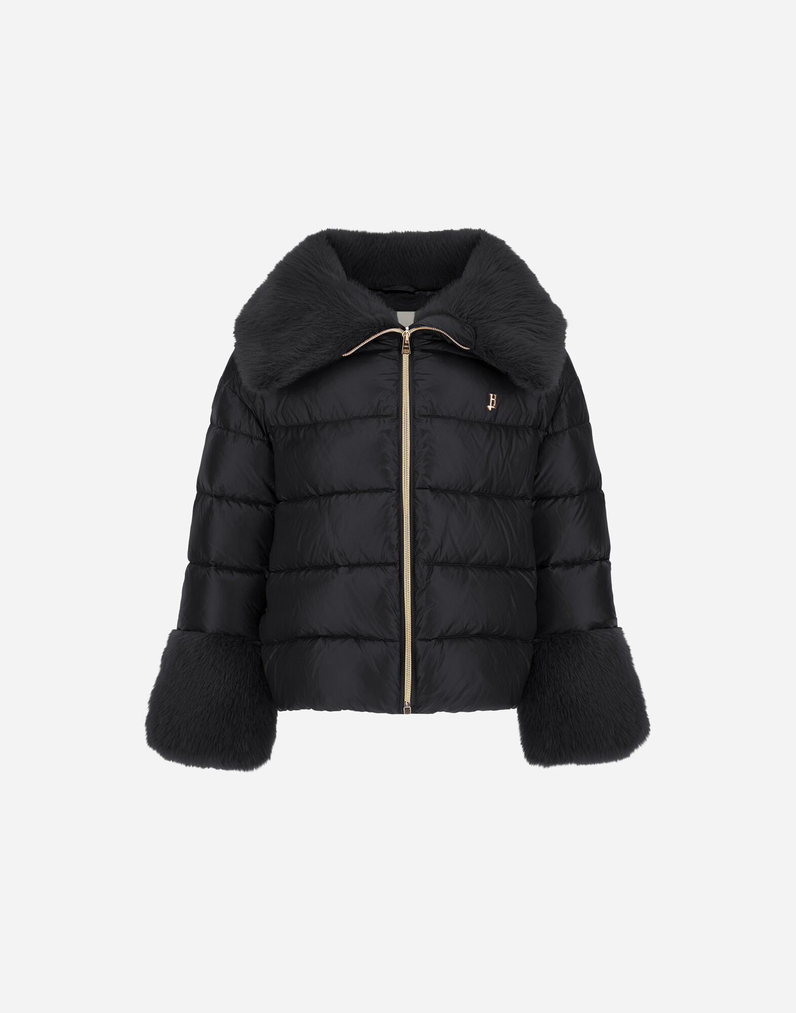 JACKET IN NYLON ULTRALIGHT AND LADY ALTERNATIVE FUR