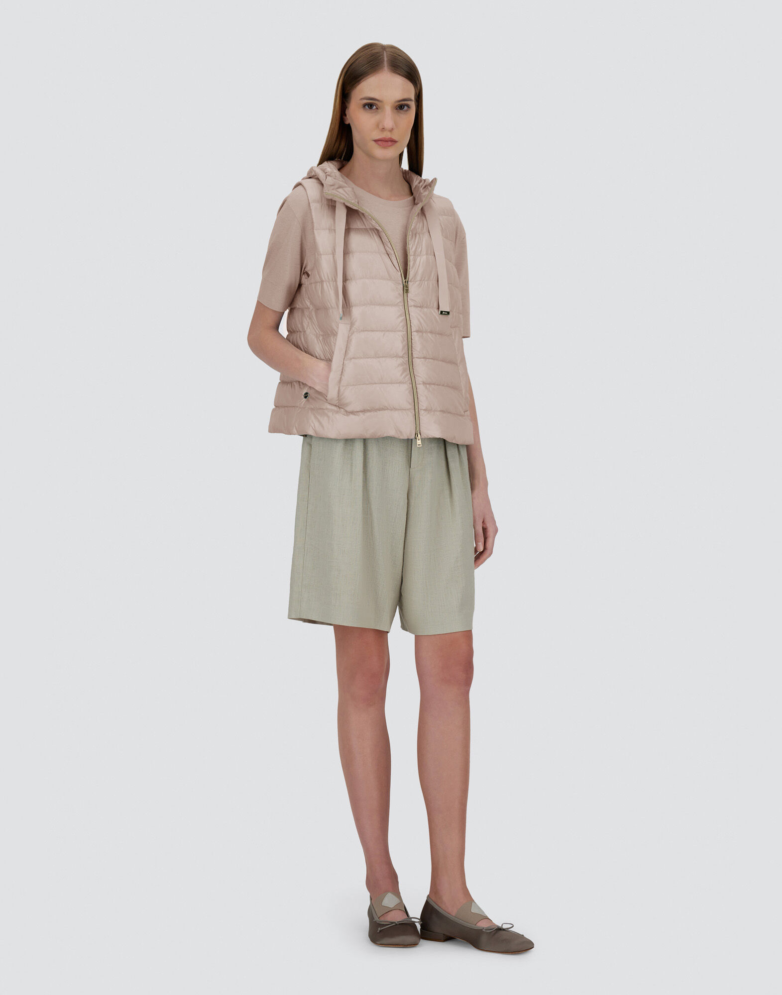 VEST IN NYLON ULTRALIGHT AND MONOGRAM