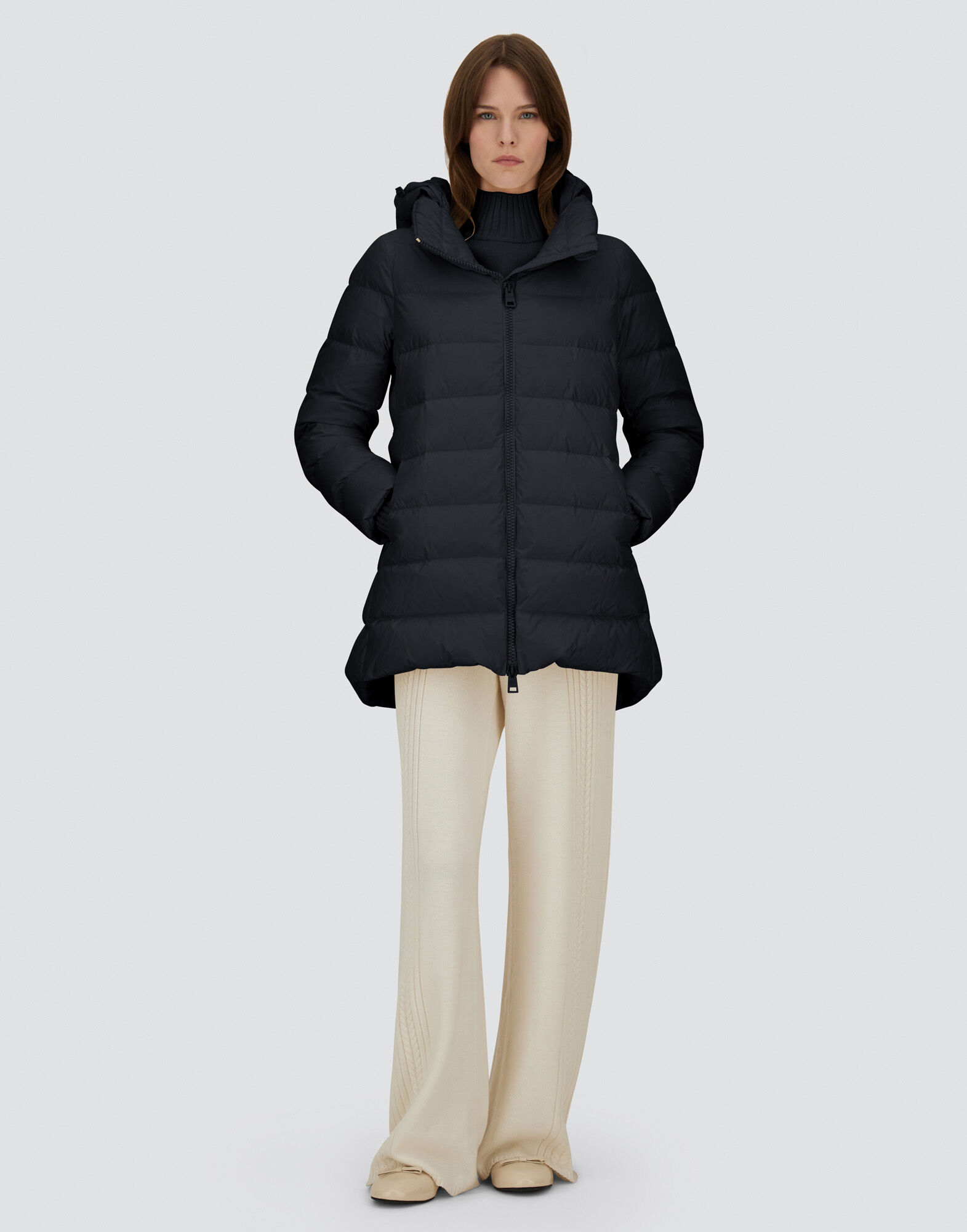 A-SHAPE JACKET IN NYLON CHAMONIX