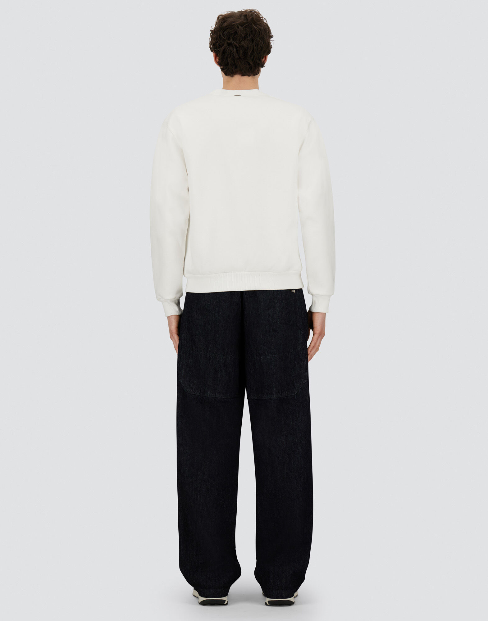 SWEATSHIRT IN SMOOTH DOUBLE JERSEY