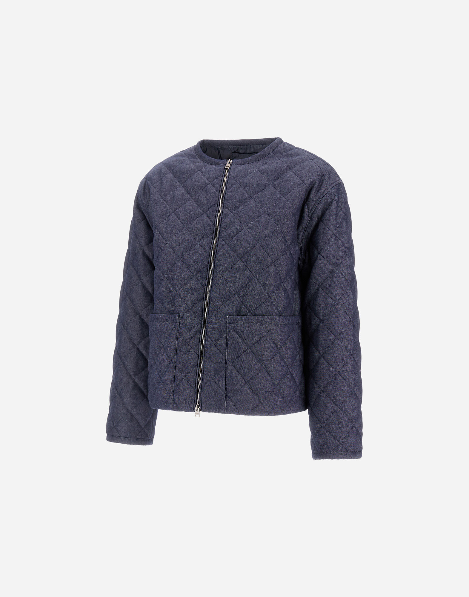 DENIM-EFFECT COTTON JACKET