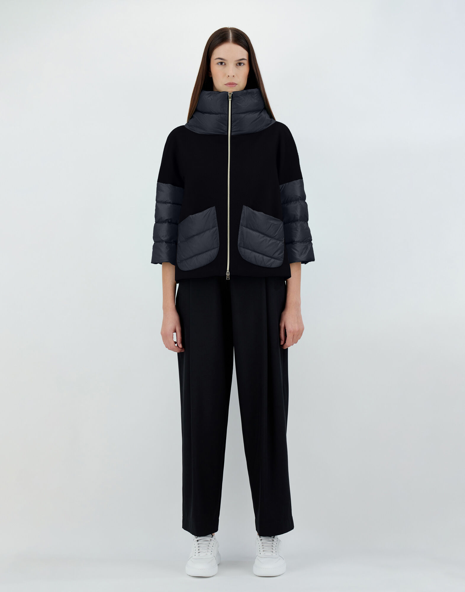 CAPE IN NEW CASHMERE AND NYLON ULTRALIGHT