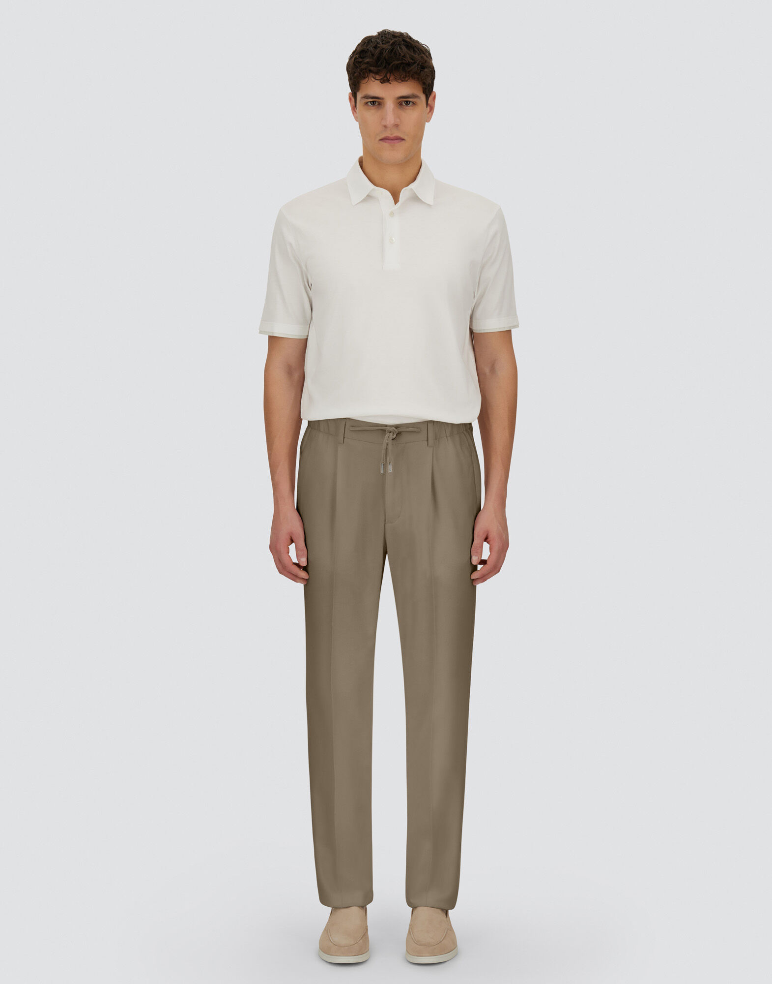 RESORT TROUSERS IN CASHMERE SILK