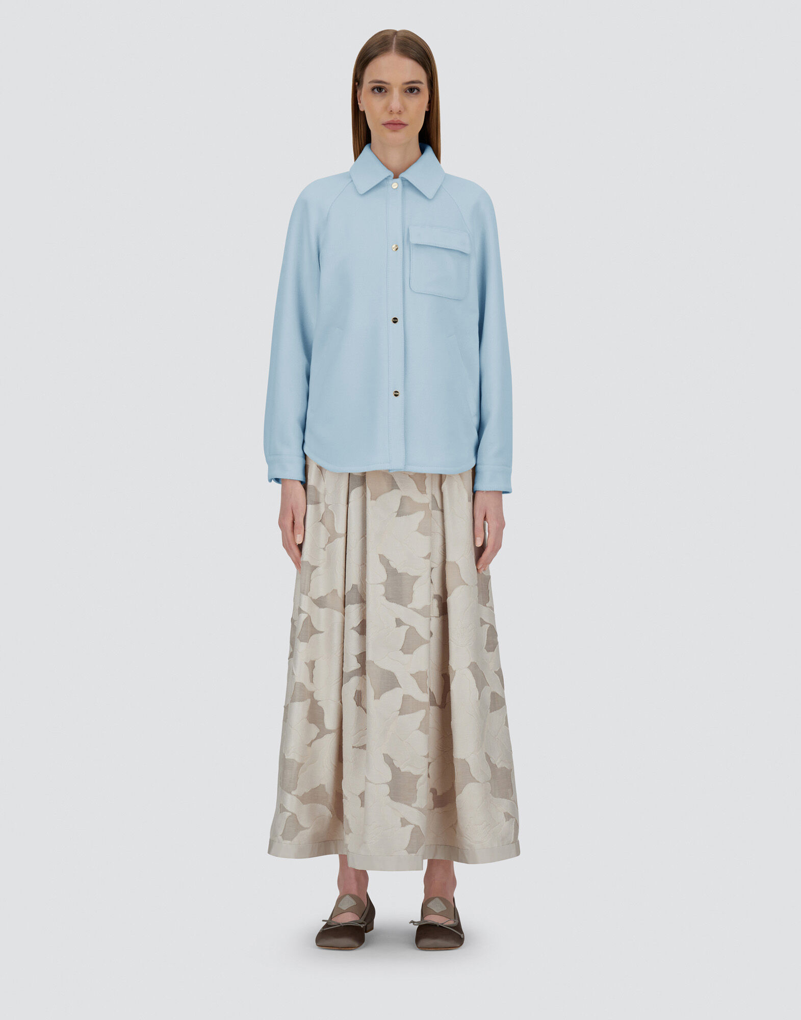 LAST COLD WOOL SHACKET