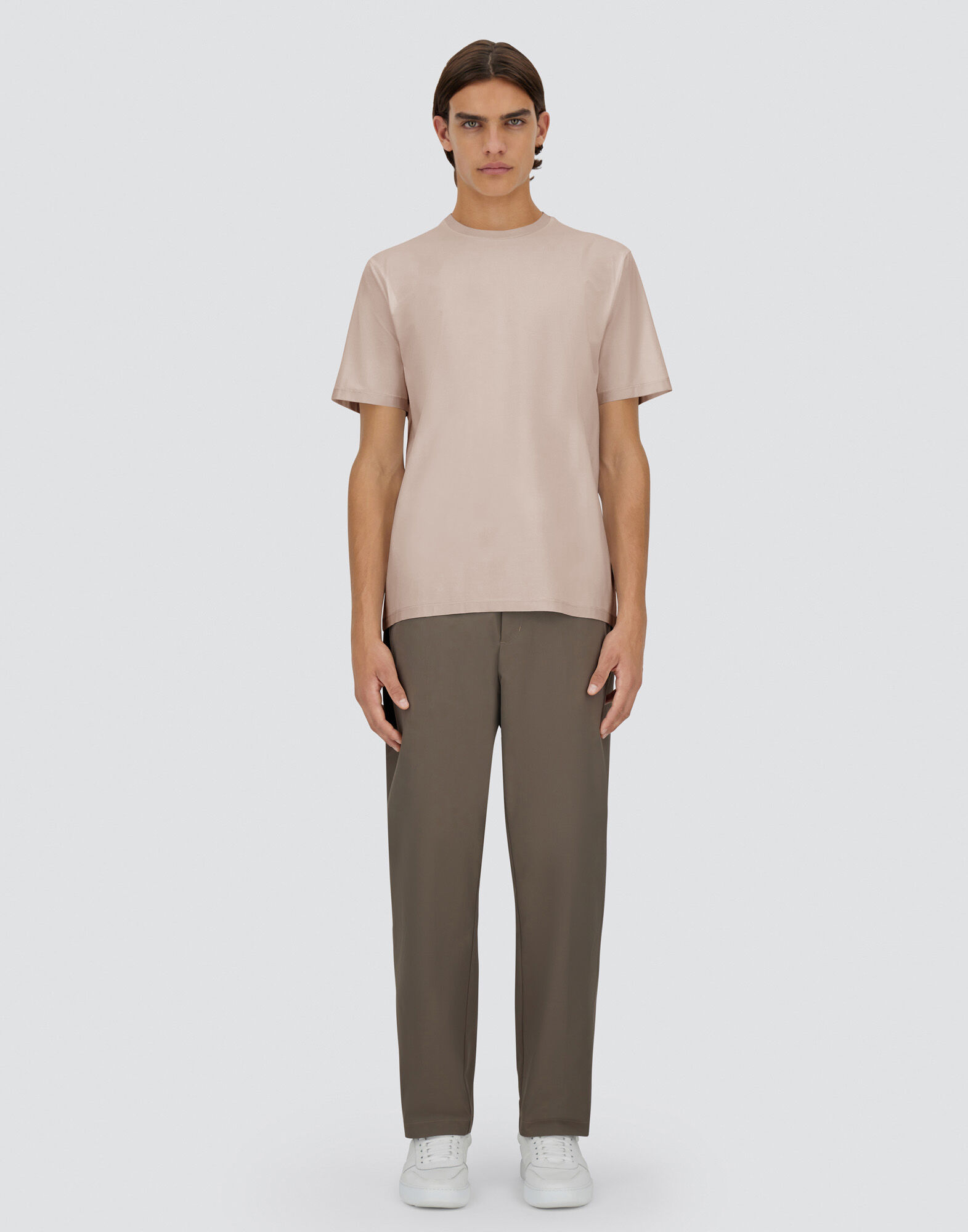 SUPERFINE?COTTON STRETCH T-SHIRT