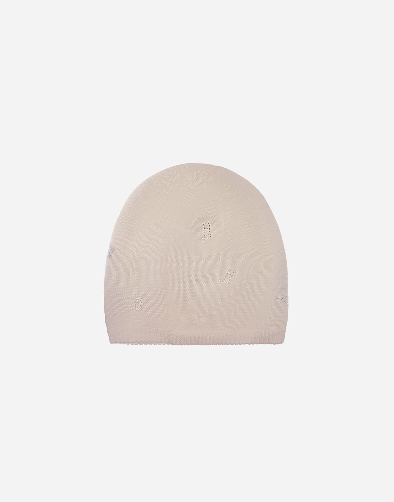 BEANIE IN ALLOVER 'H' WOOL