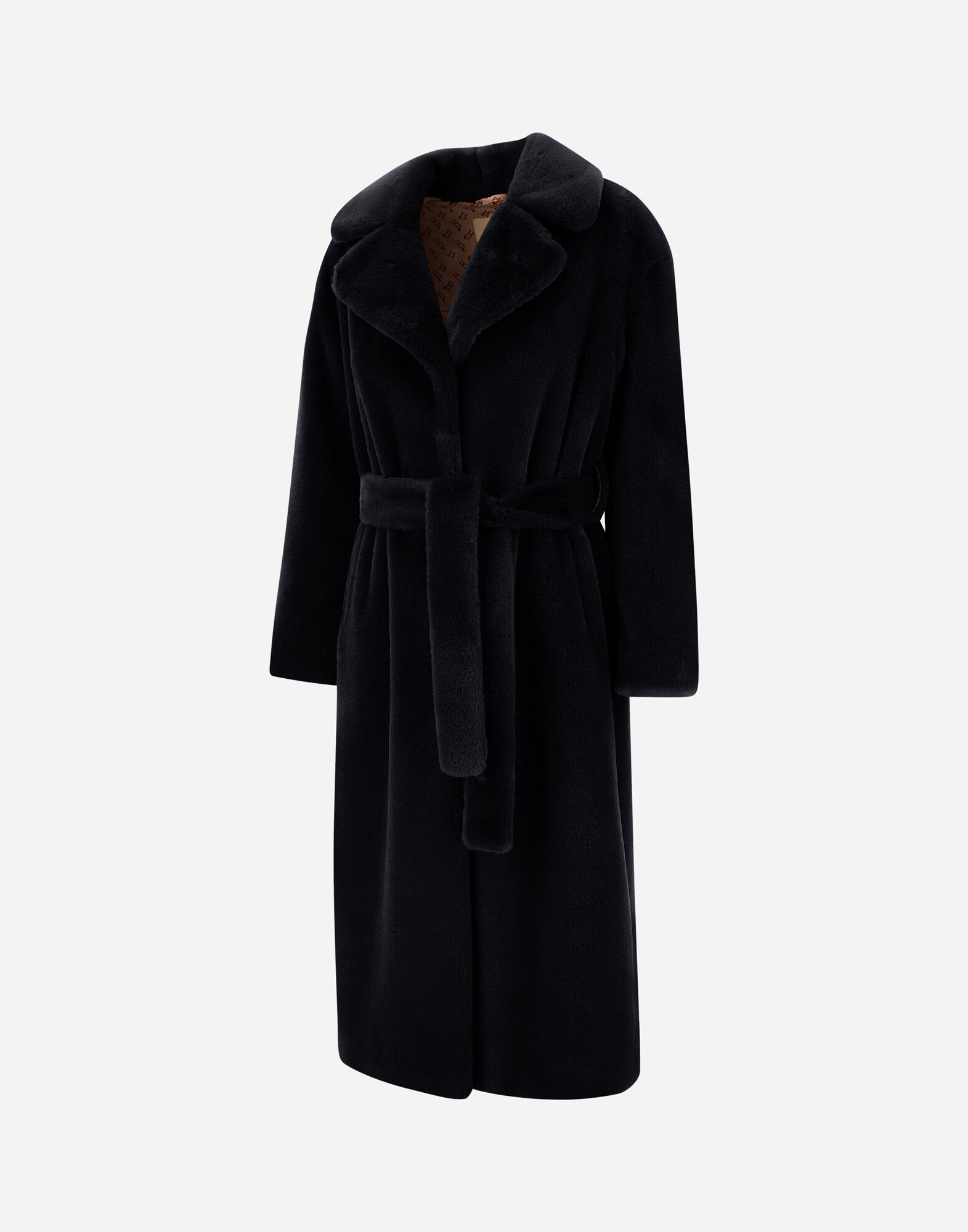 COAT IN SOFT ALTERNATIVE FUR