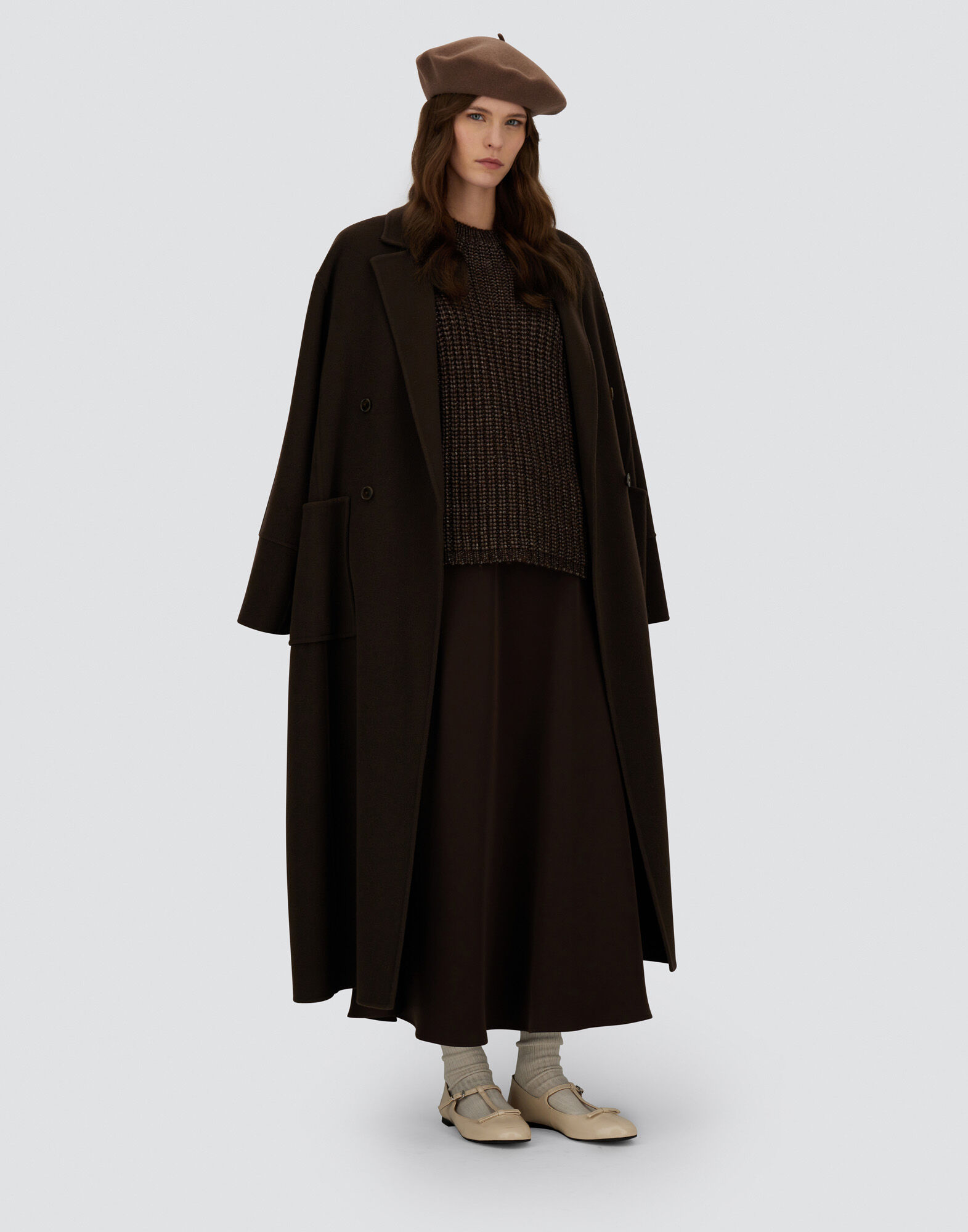 SWEATER IN COBBED BLOWN ALPACA WOOL