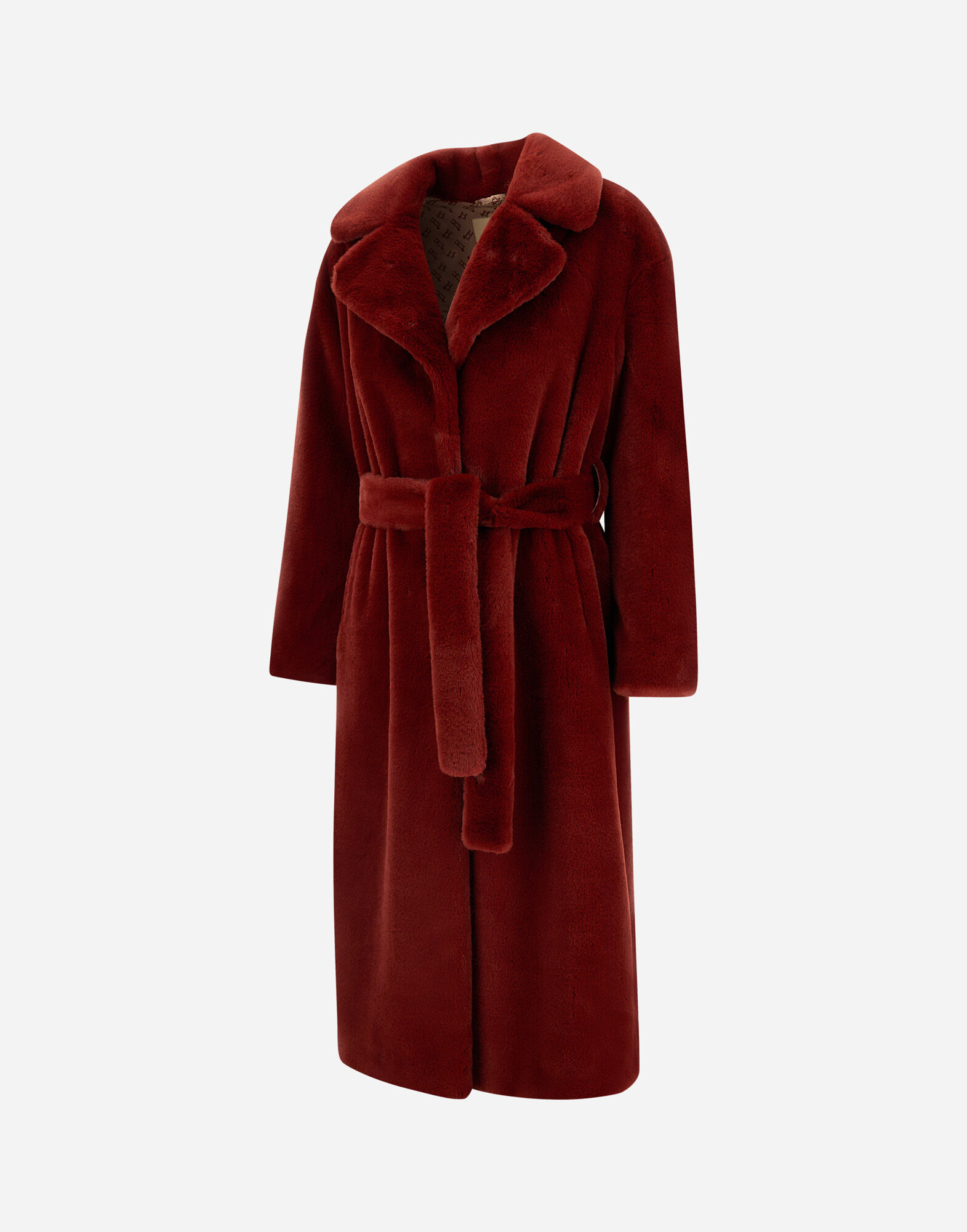 COAT IN SOFT ALTERNATIVE FUR