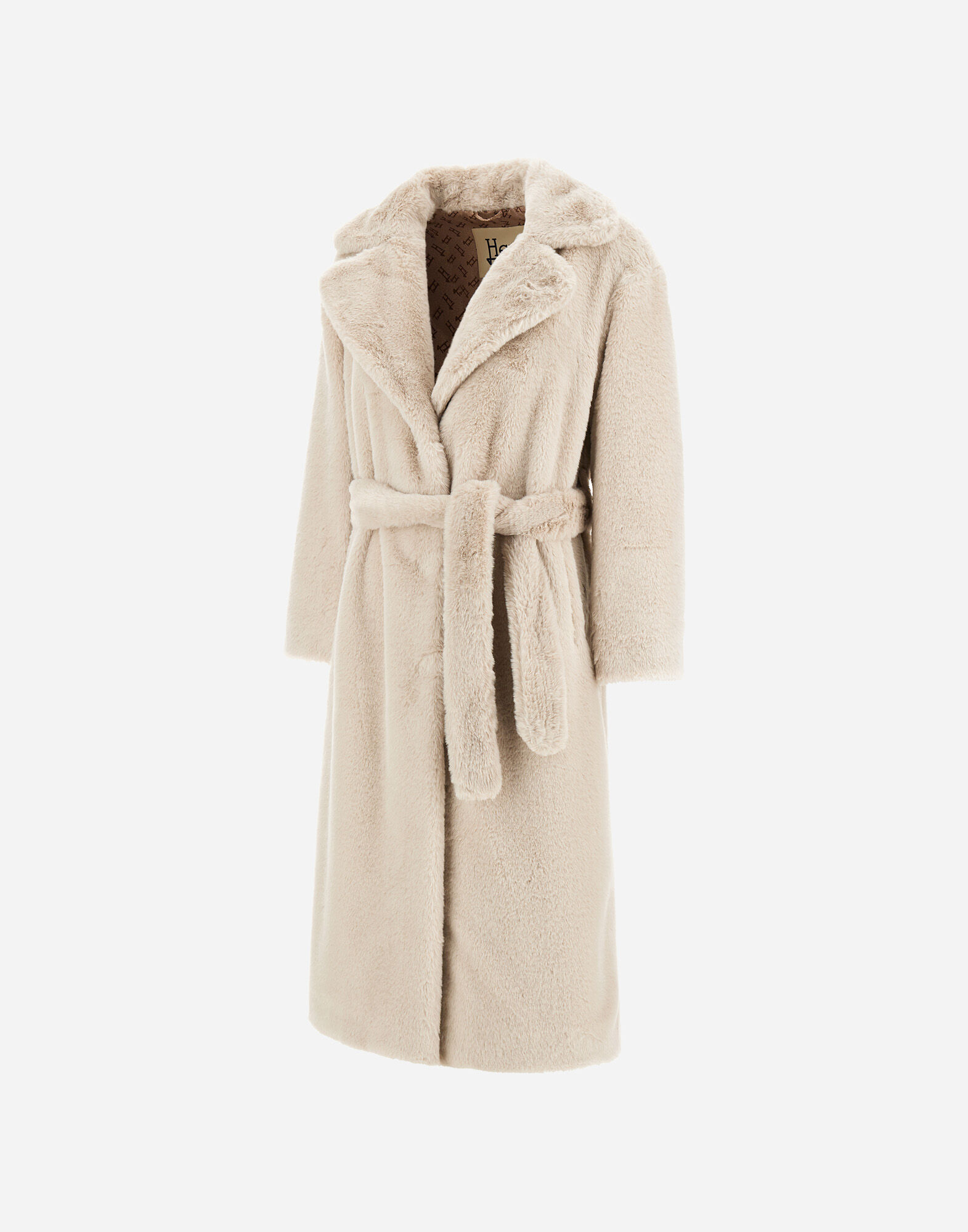 COAT IN SOFT ALTERNATIVE FUR