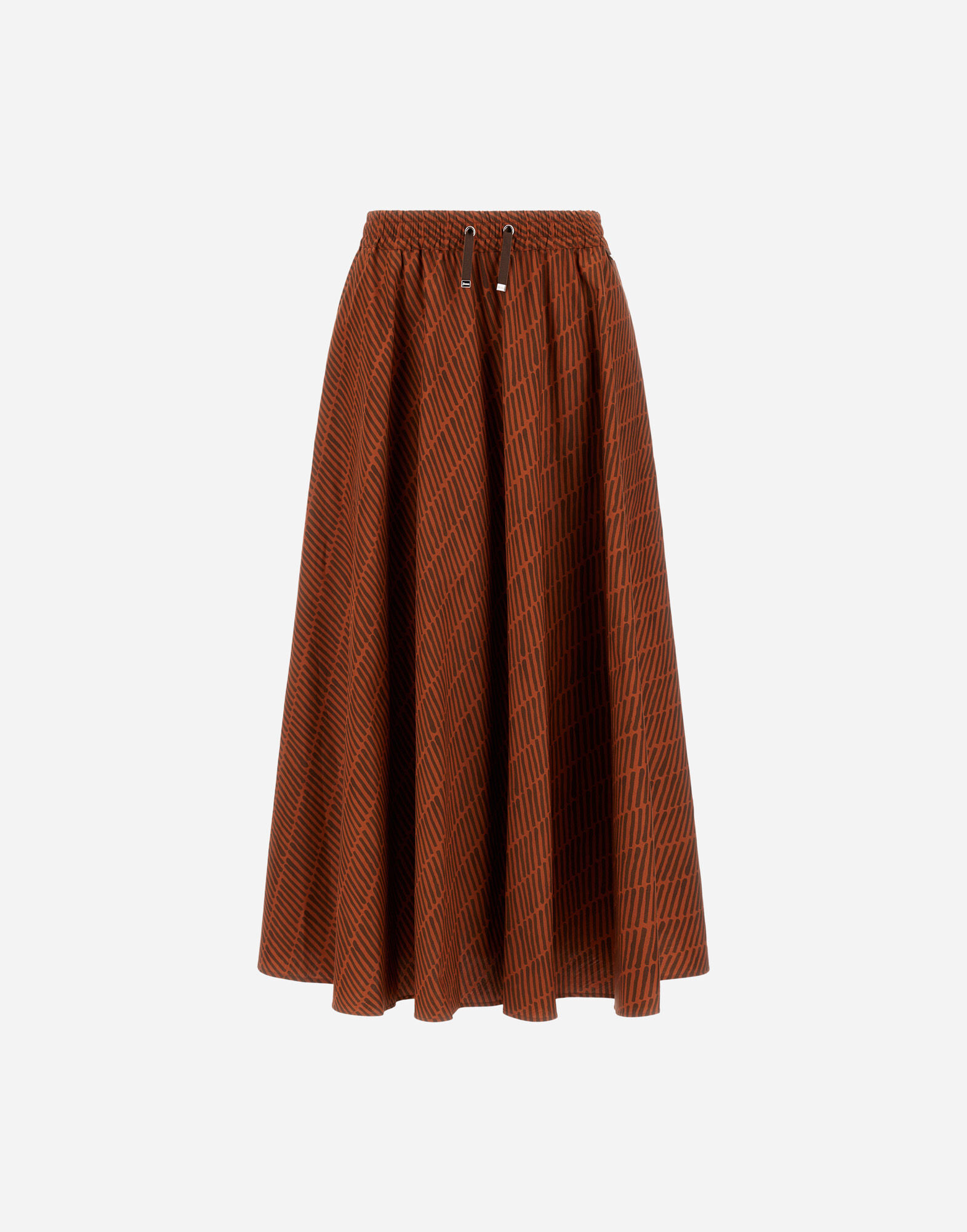 RESORT SKIRT IN COTTON SPIKE PRINT