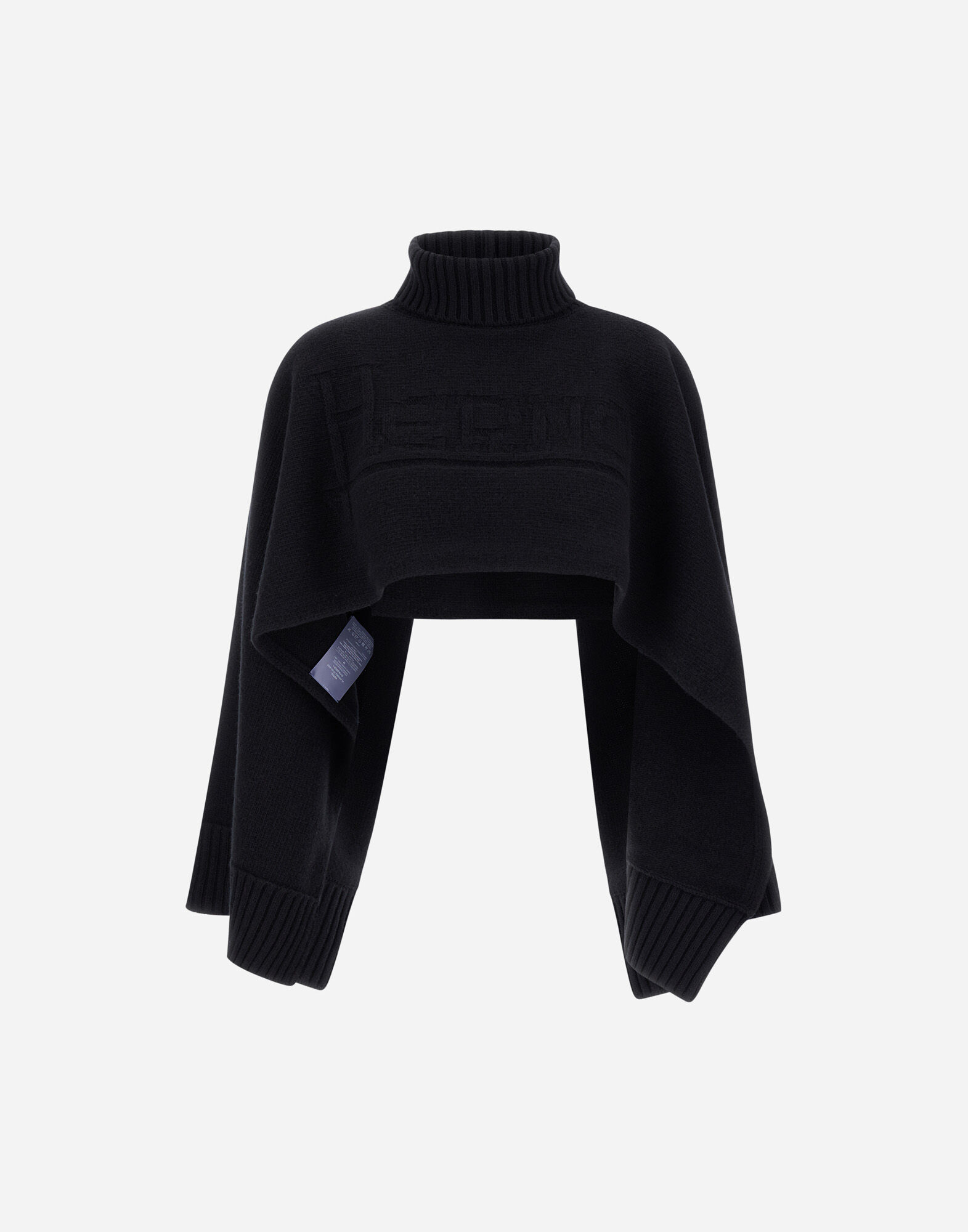 PONCHO IN 100% WOOL