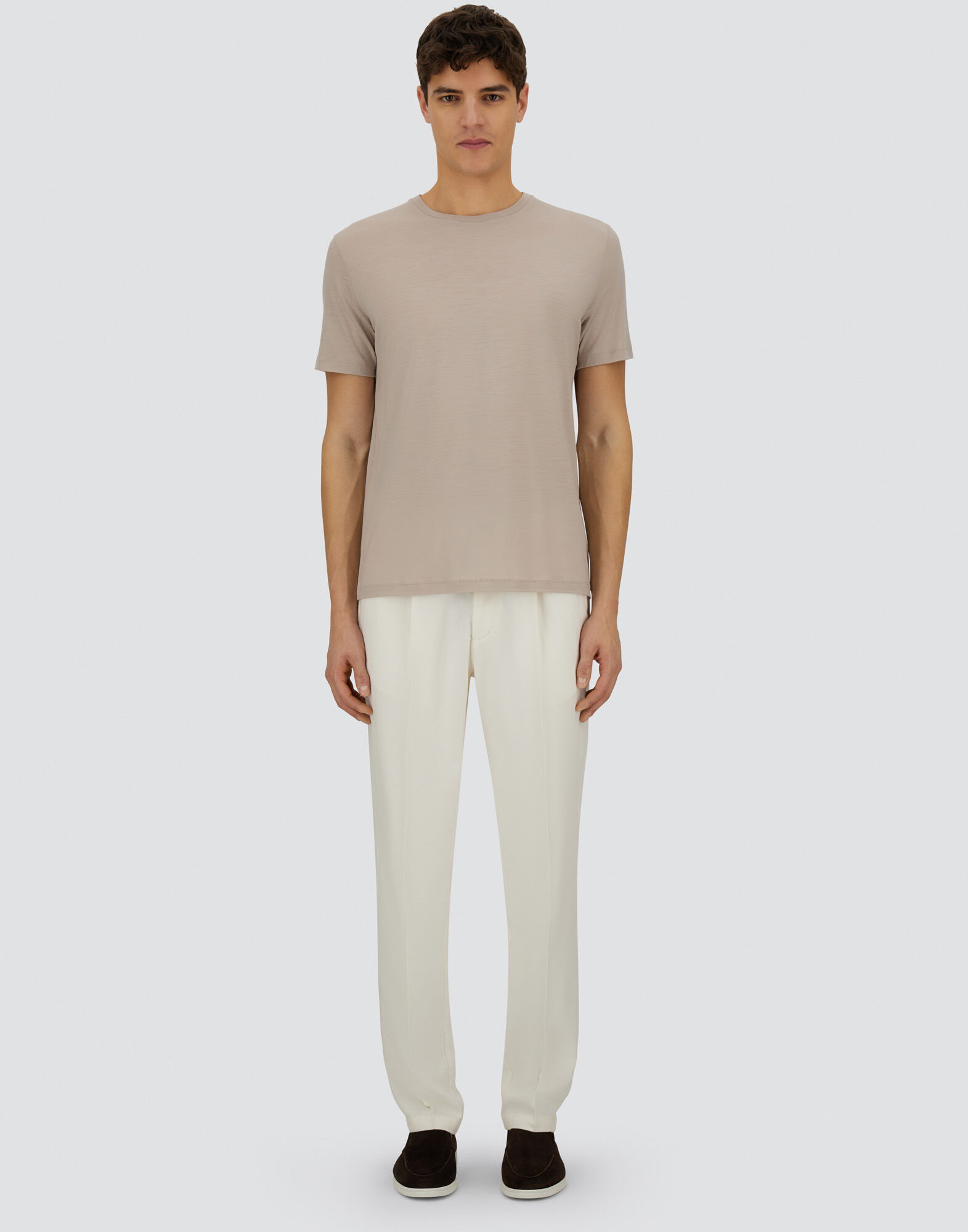 RESORT T-SHIRT IN SOFT WOOL JERSEY
