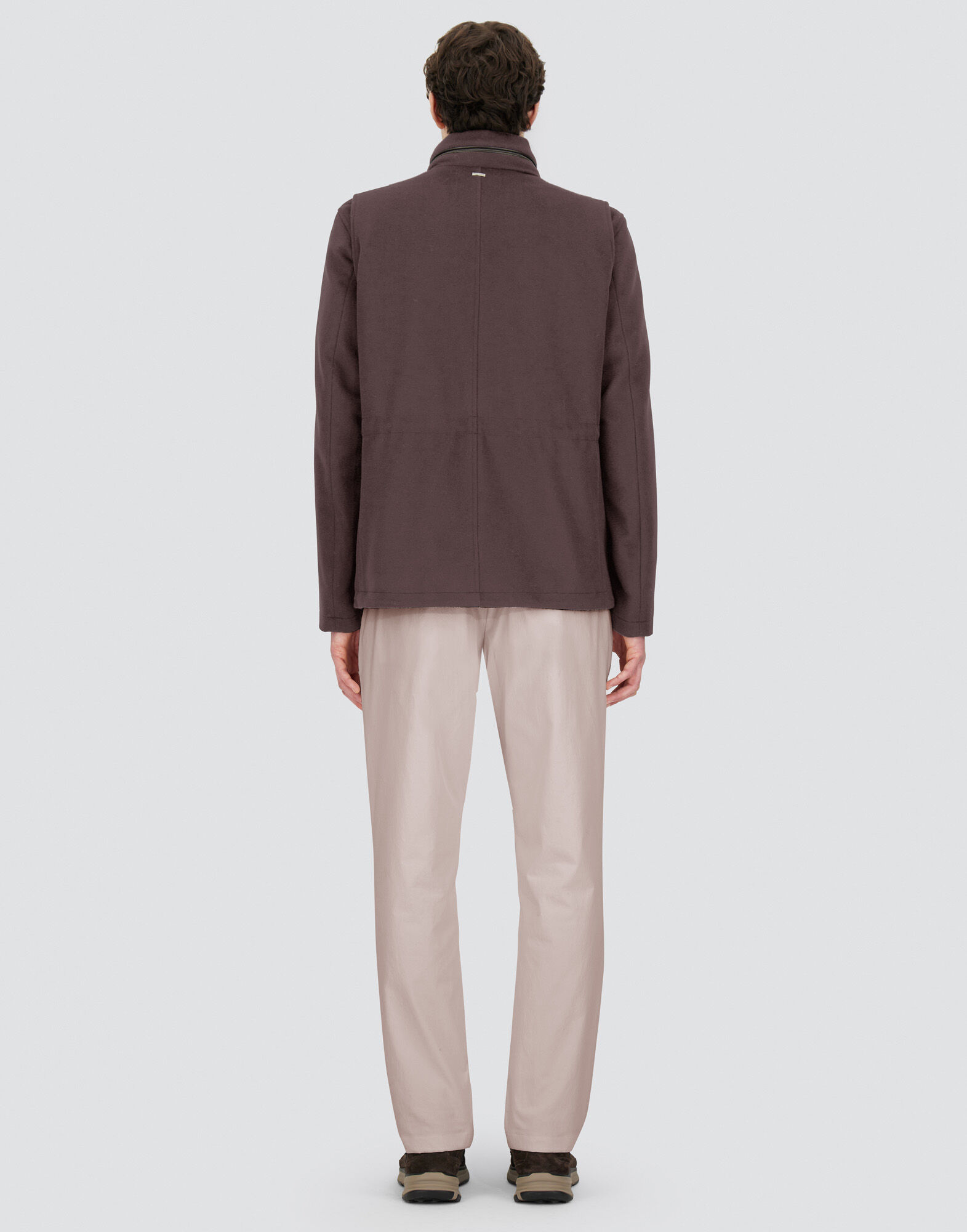 FIELD JACKET IN WOOL, CASHMERE AND ECOAGE
