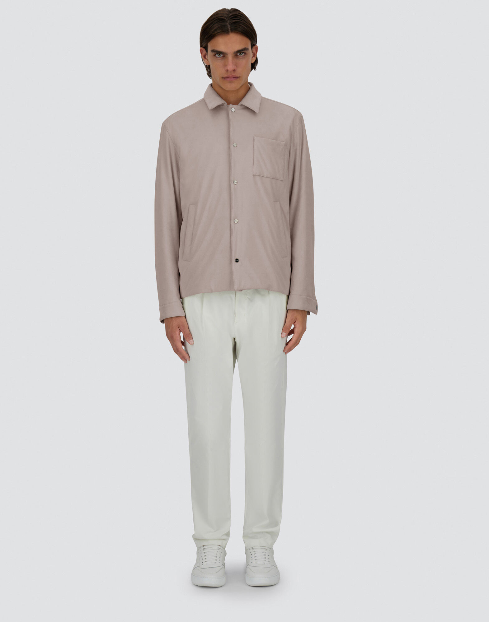 SUEDE EFFECT SHACKET