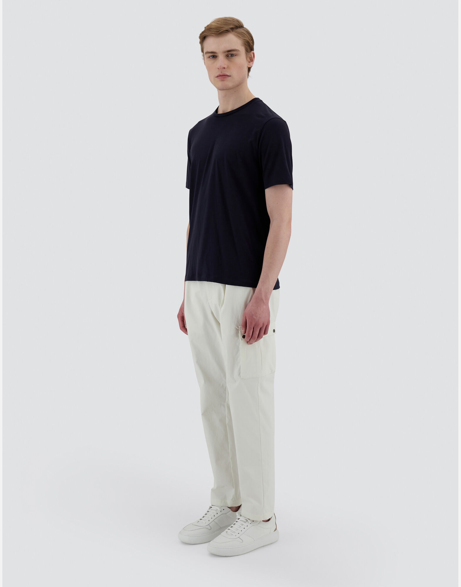 RESORT T-SHIRT IN SOFT WOOL JERSEY