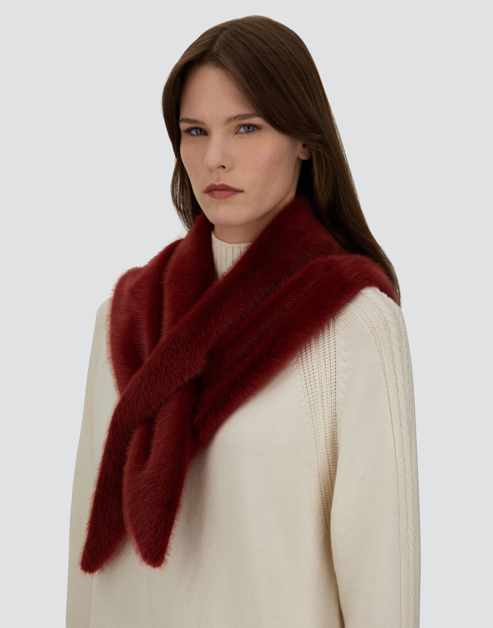 SCARF IN LADY ALTERNATIVE FUR