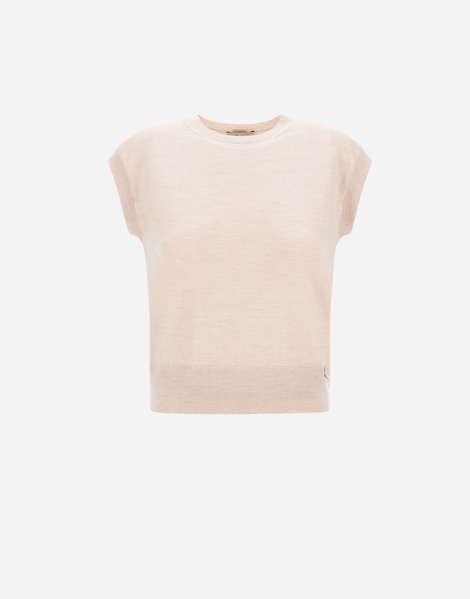 VEST IN BASIC MERINO WOOL
