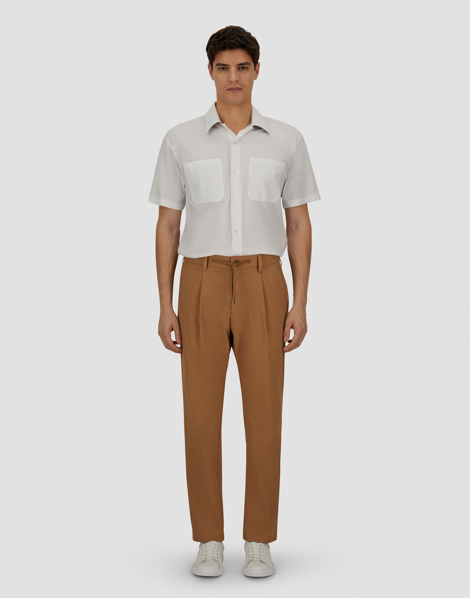TROUSERS IN COTTON FEEL
