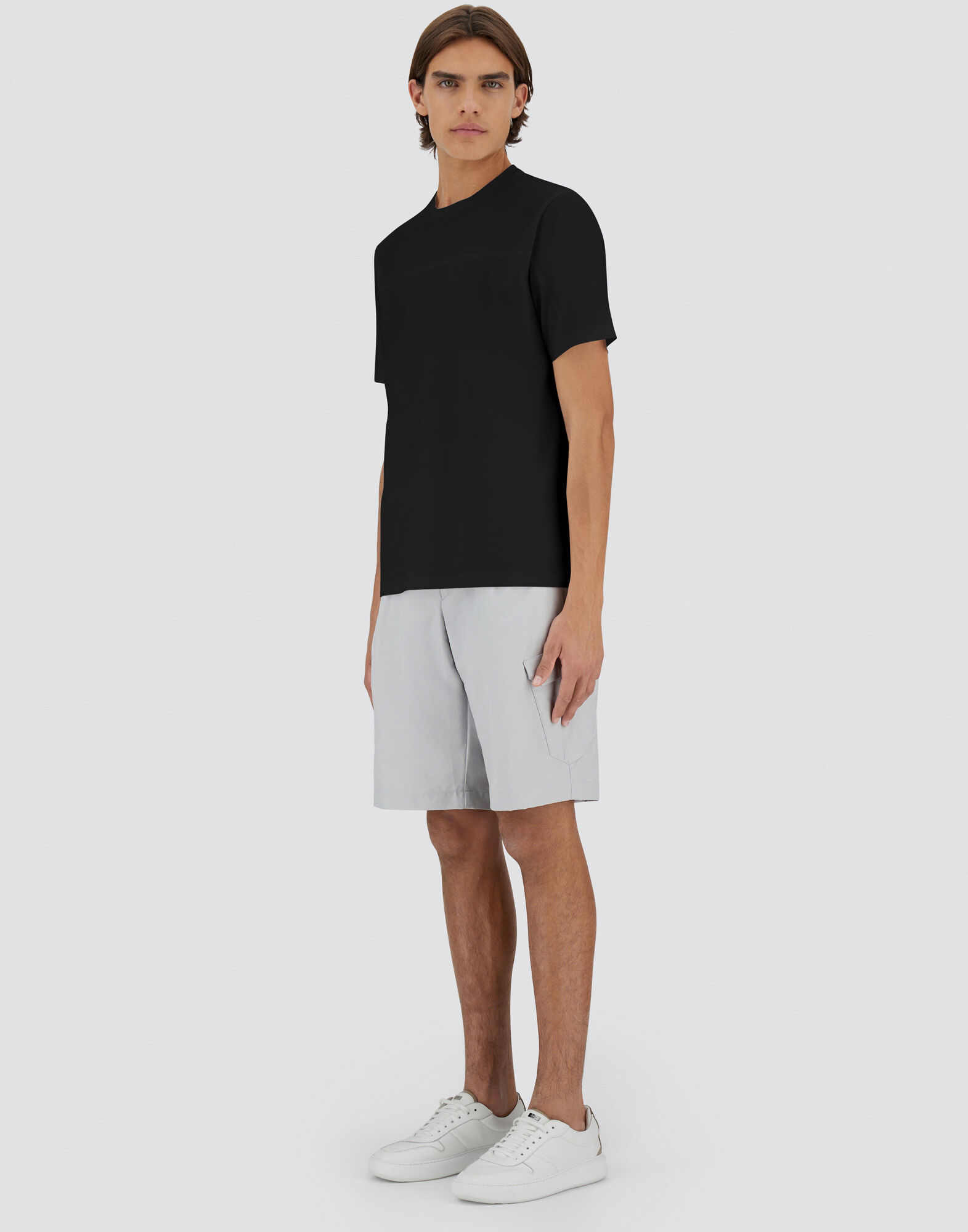SUPERFINE?COTTON STRETCH T-SHIRT