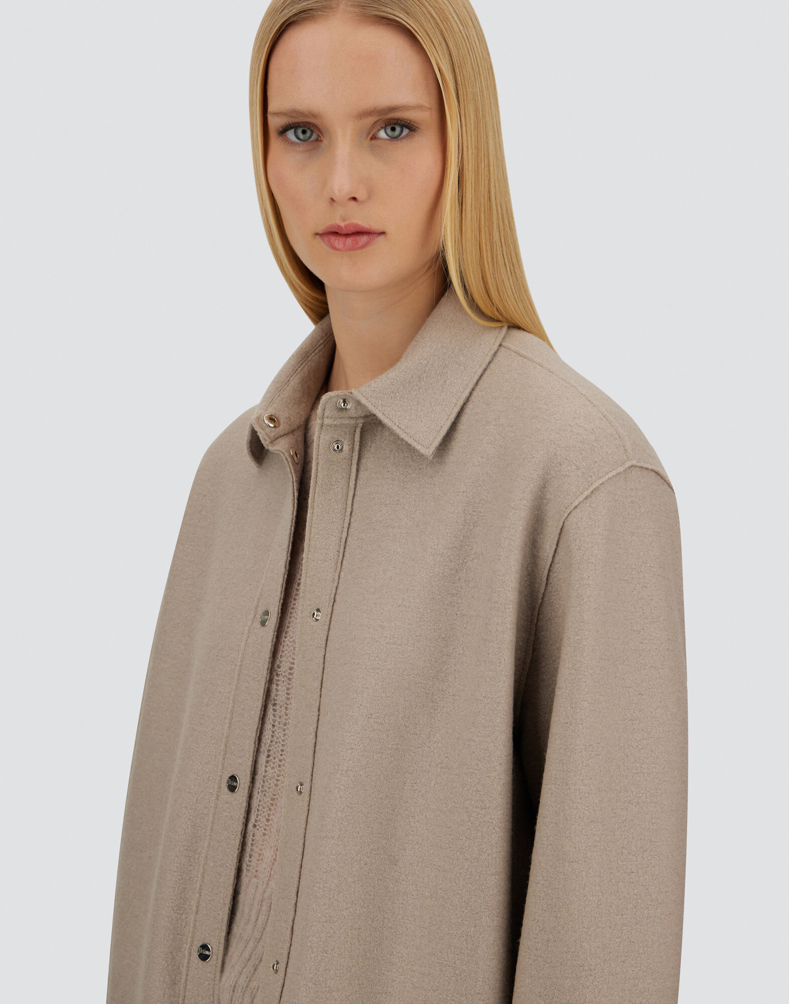 RESORT SHACKET IN FELTED WOOL