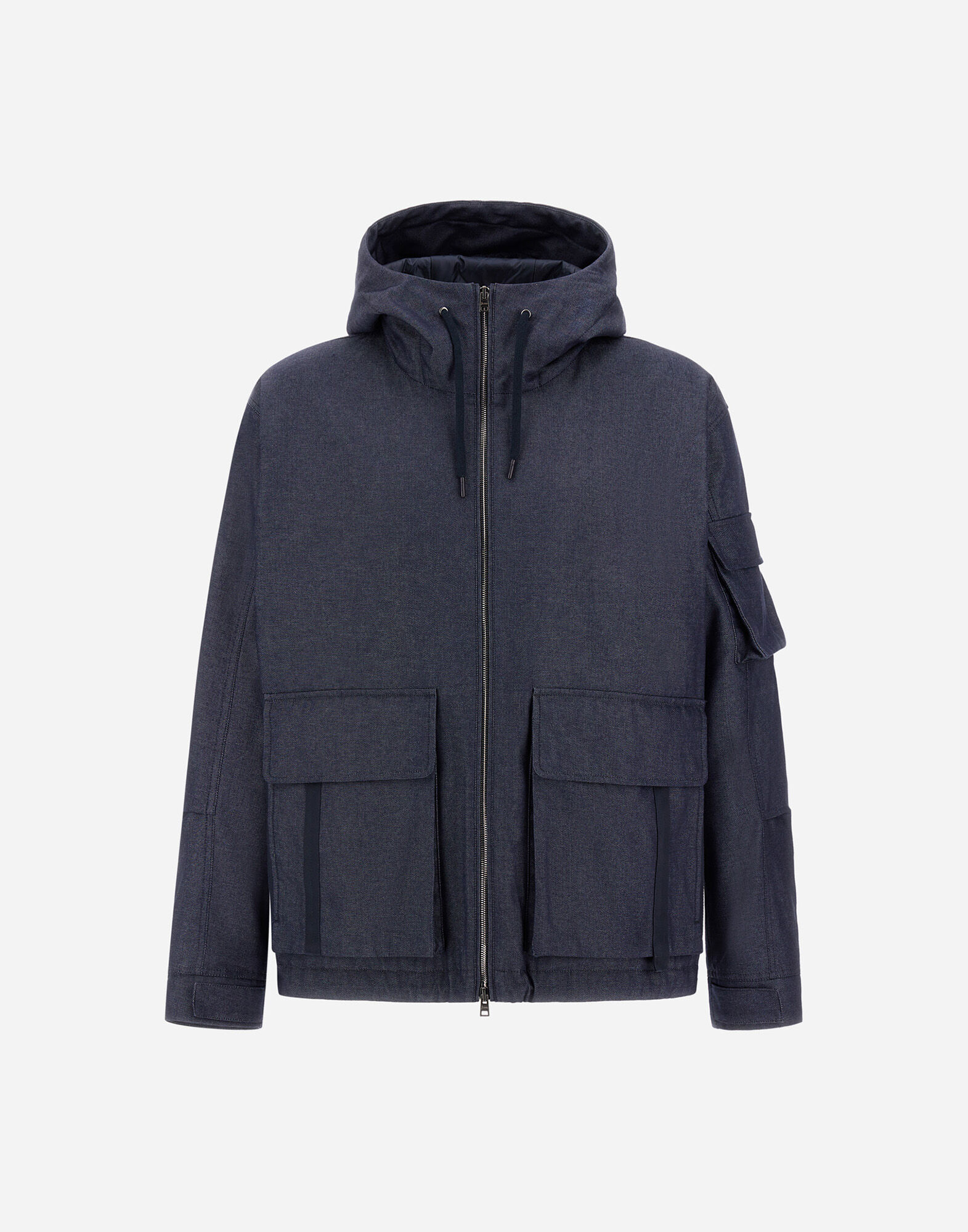 DENIM-EFFECT COTTON JACKET