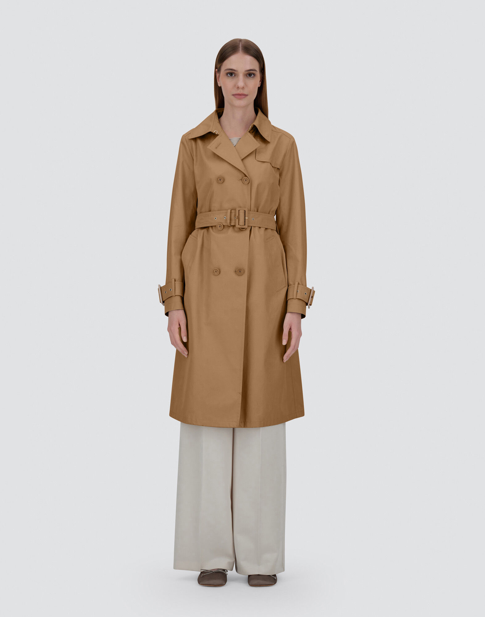 TRENCH COAT IN DELON AND MONOGRAM