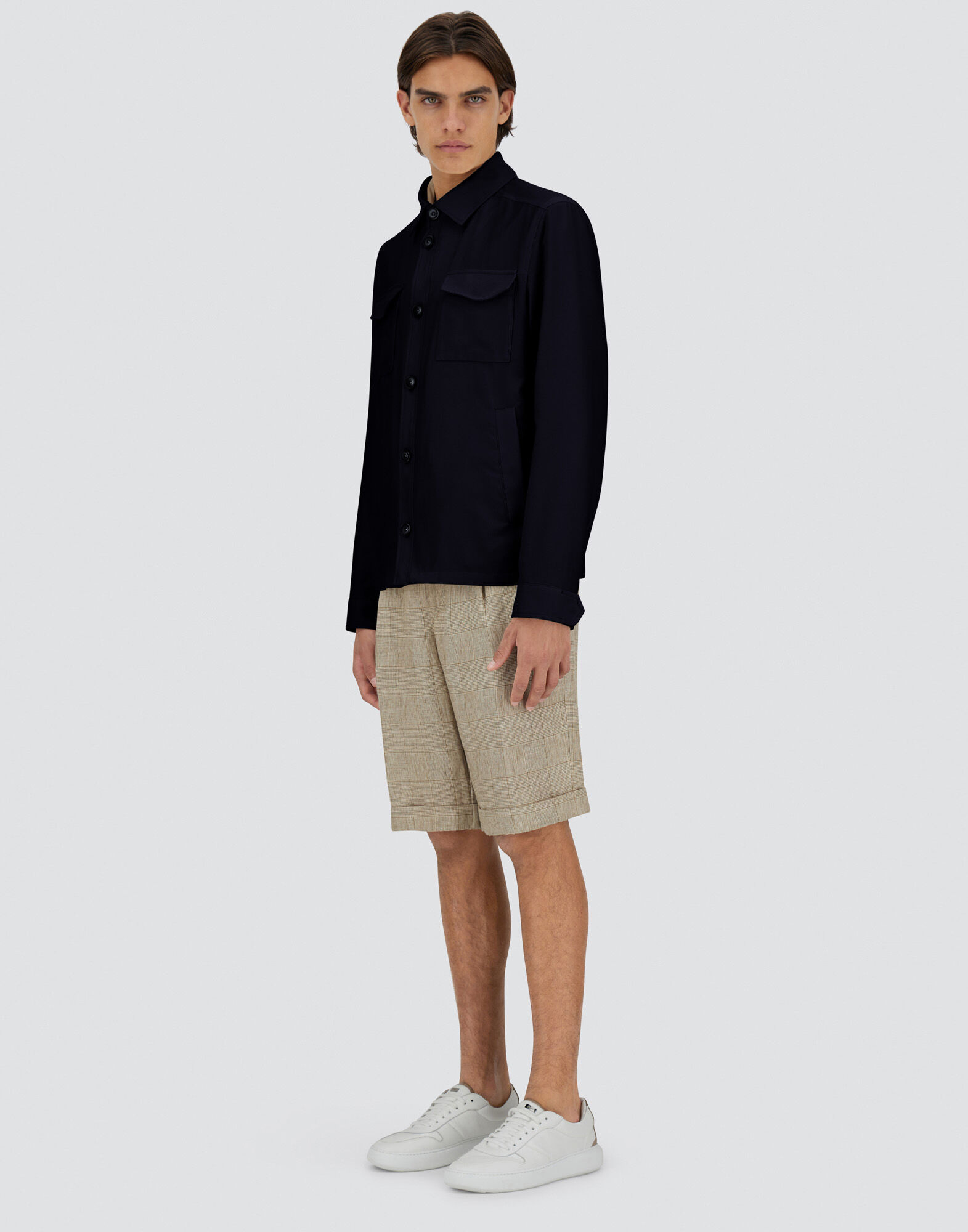 COTTON CASHMERE RAIN SHACKET