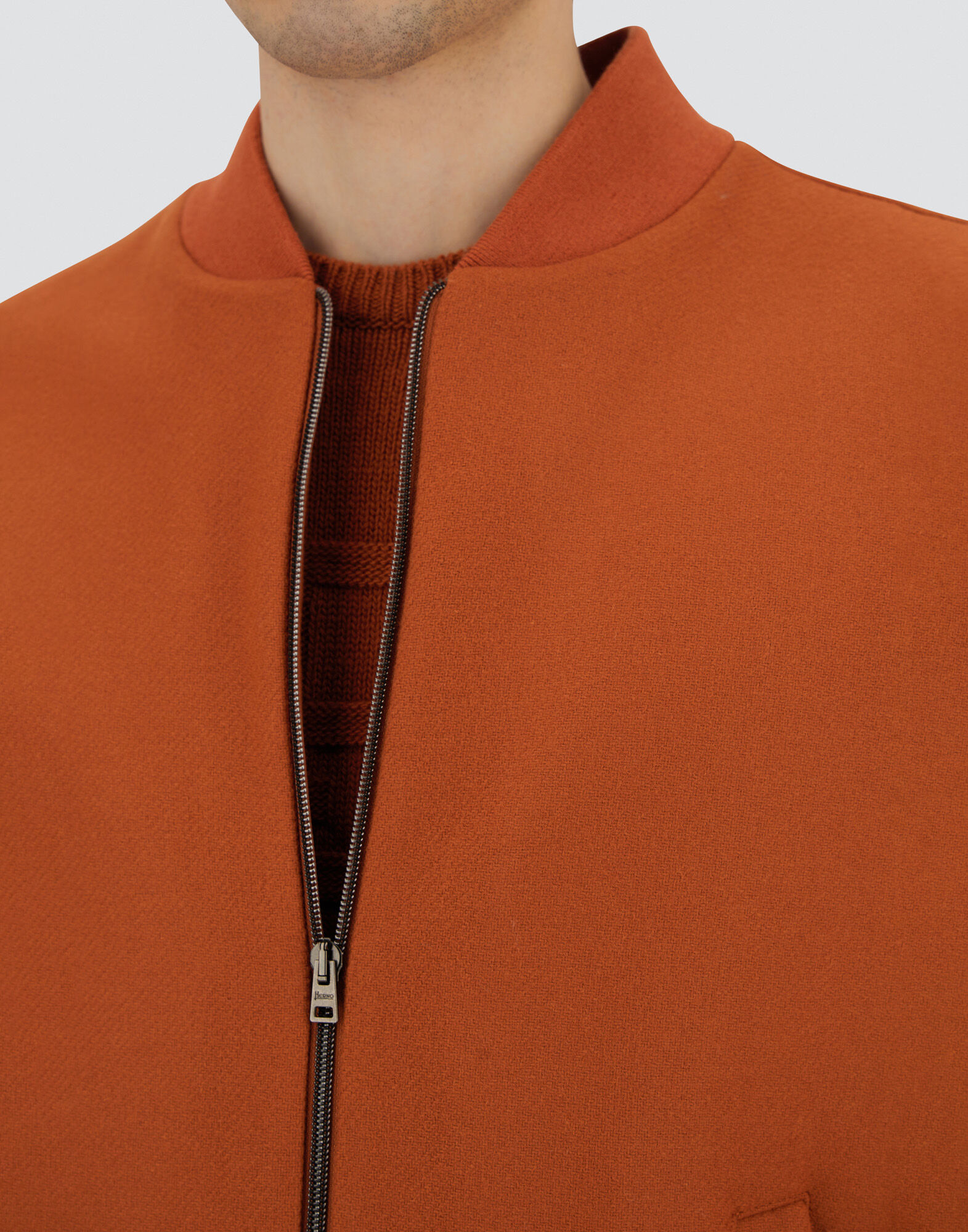 BOMBER JACKET IN EASY WOOL