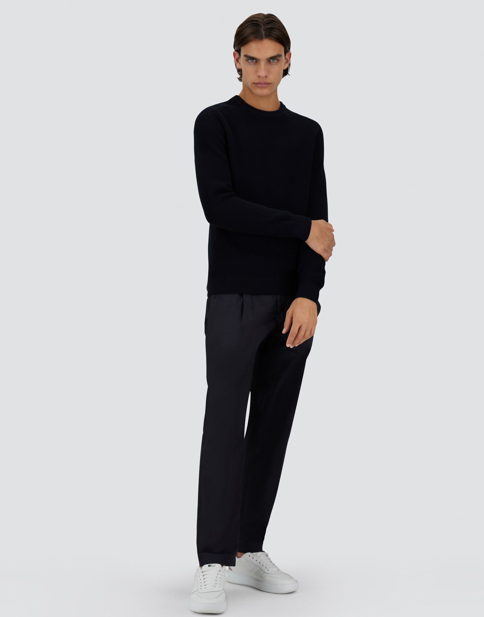 DRY COTTON KNIT SWEATER